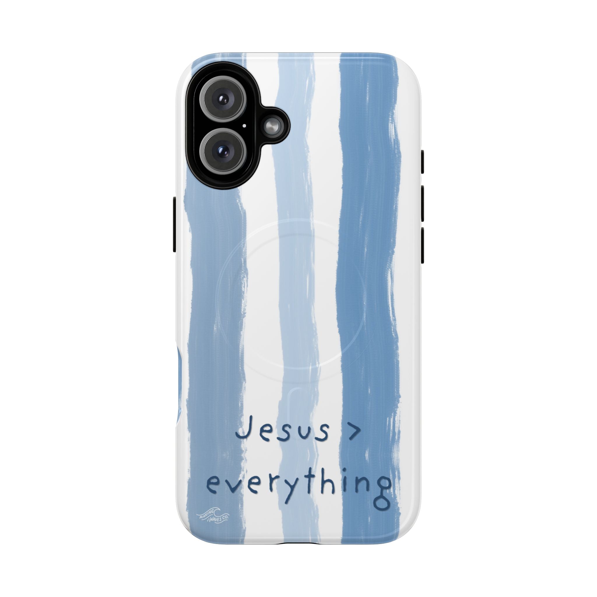 Jesus > Everything Coastal Christian MagSafe iPhone Case