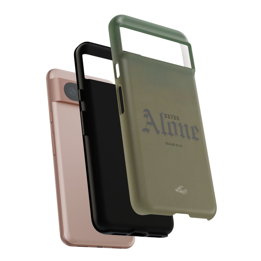 Never Alone Coastal Christian Samsung Phone Case