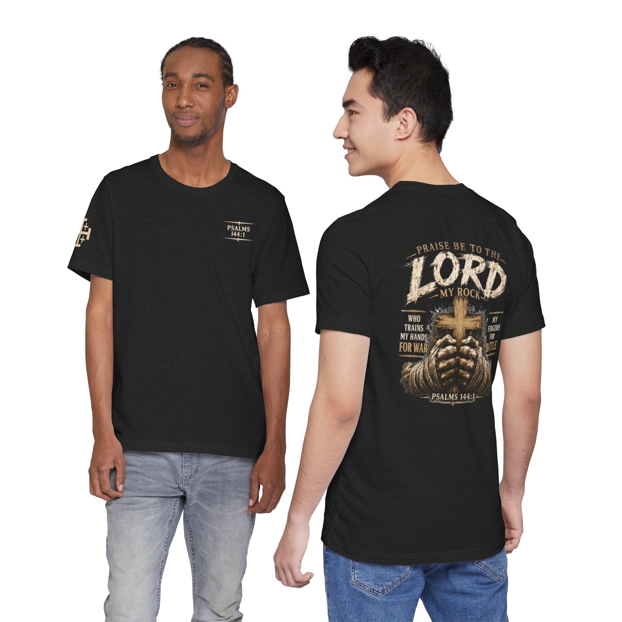 Praise Be To The Lord Psalms 144:1 T-Shirt — Opa Designs