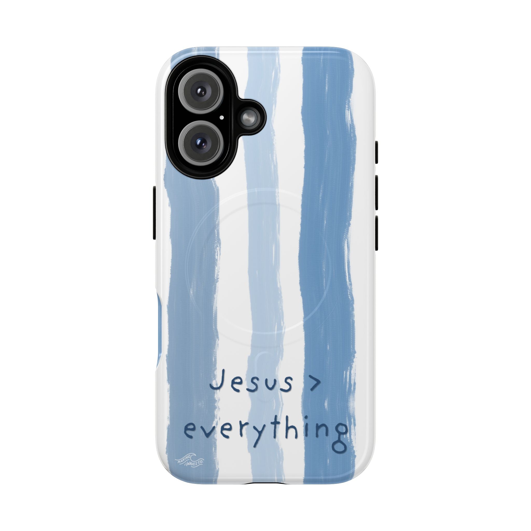 Jesus > Everything Coastal Christian MagSafe iPhone Case