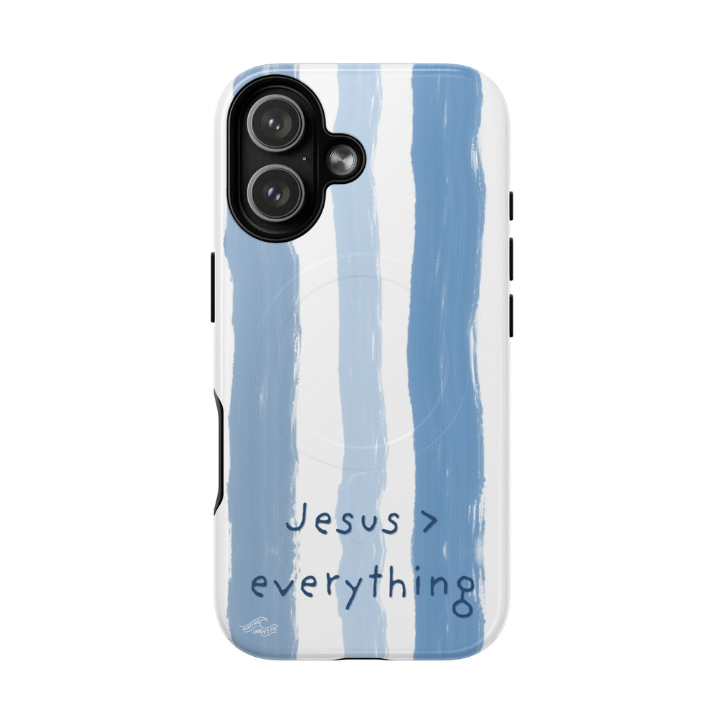 Jesus > Everything Coastal Christian MagSafe iPhone Case