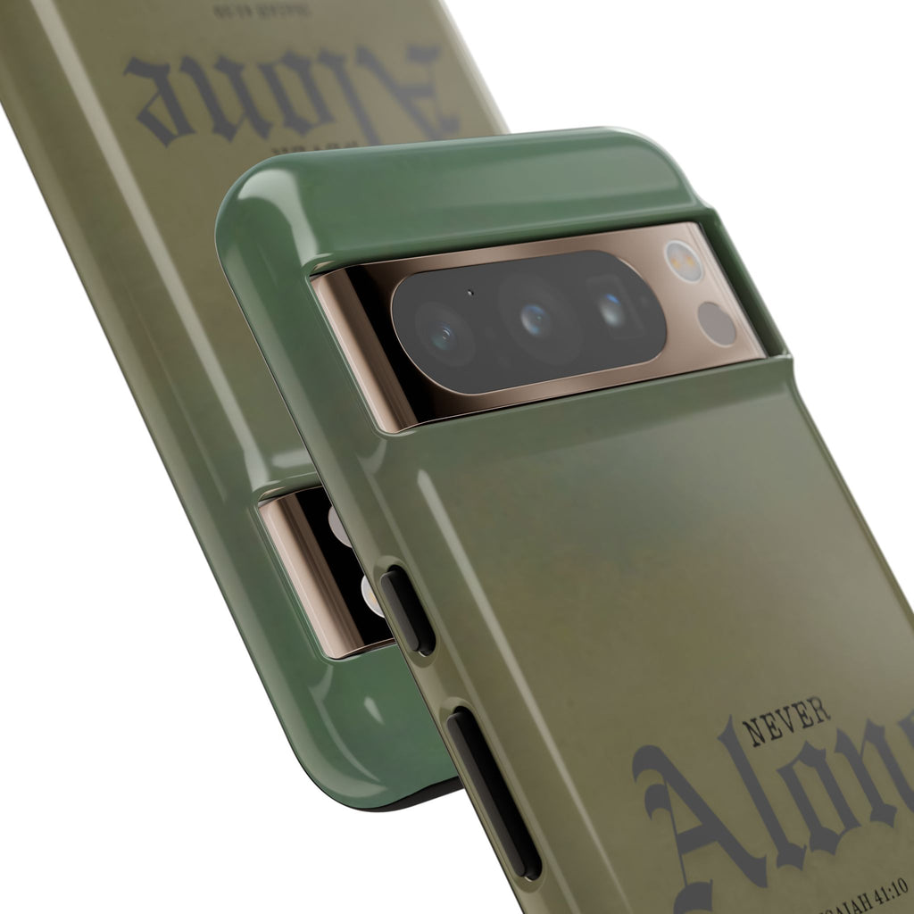 Never Alone Coastal Christian Samsung Phone Case