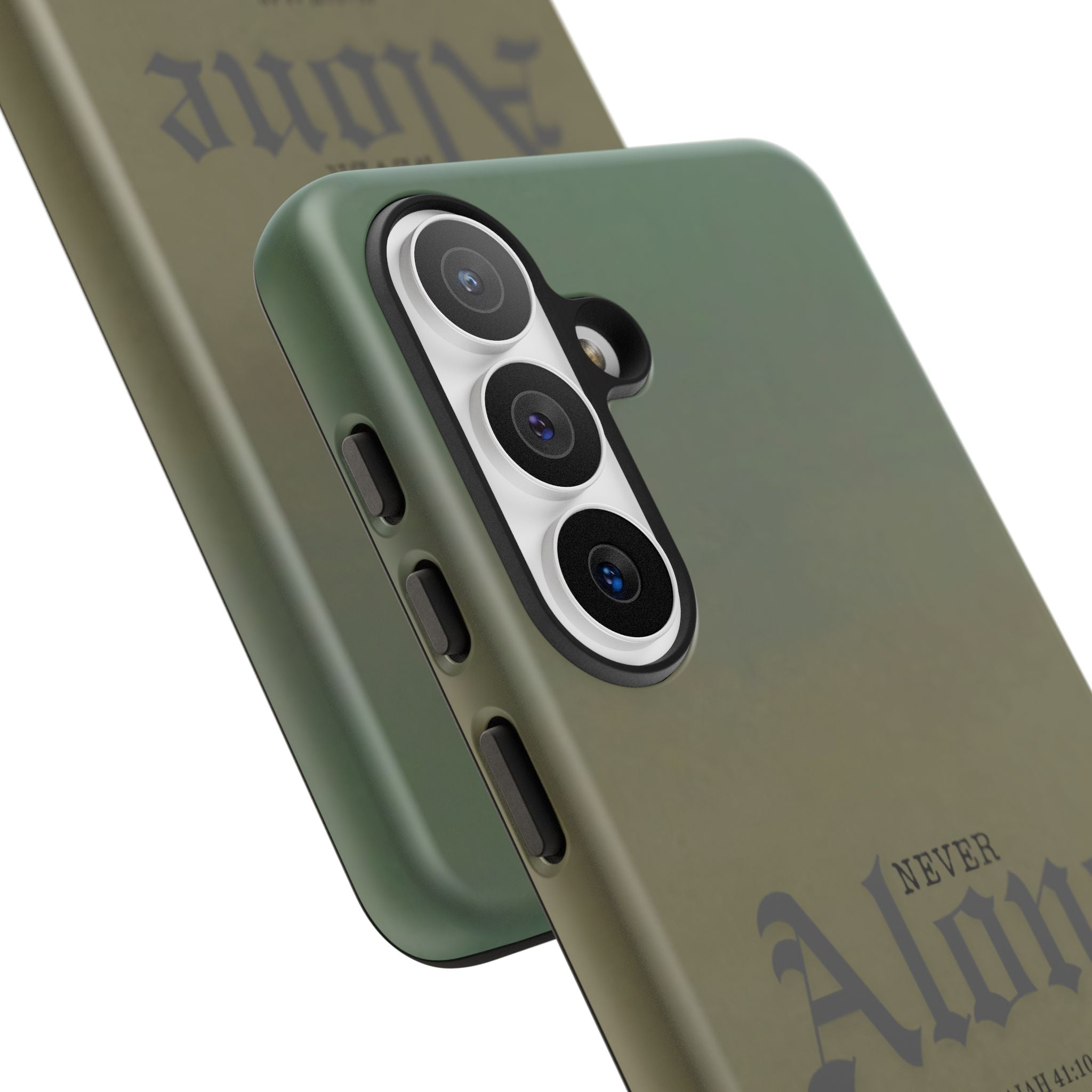 Never Alone Coastal Christian Samsung Phone Case