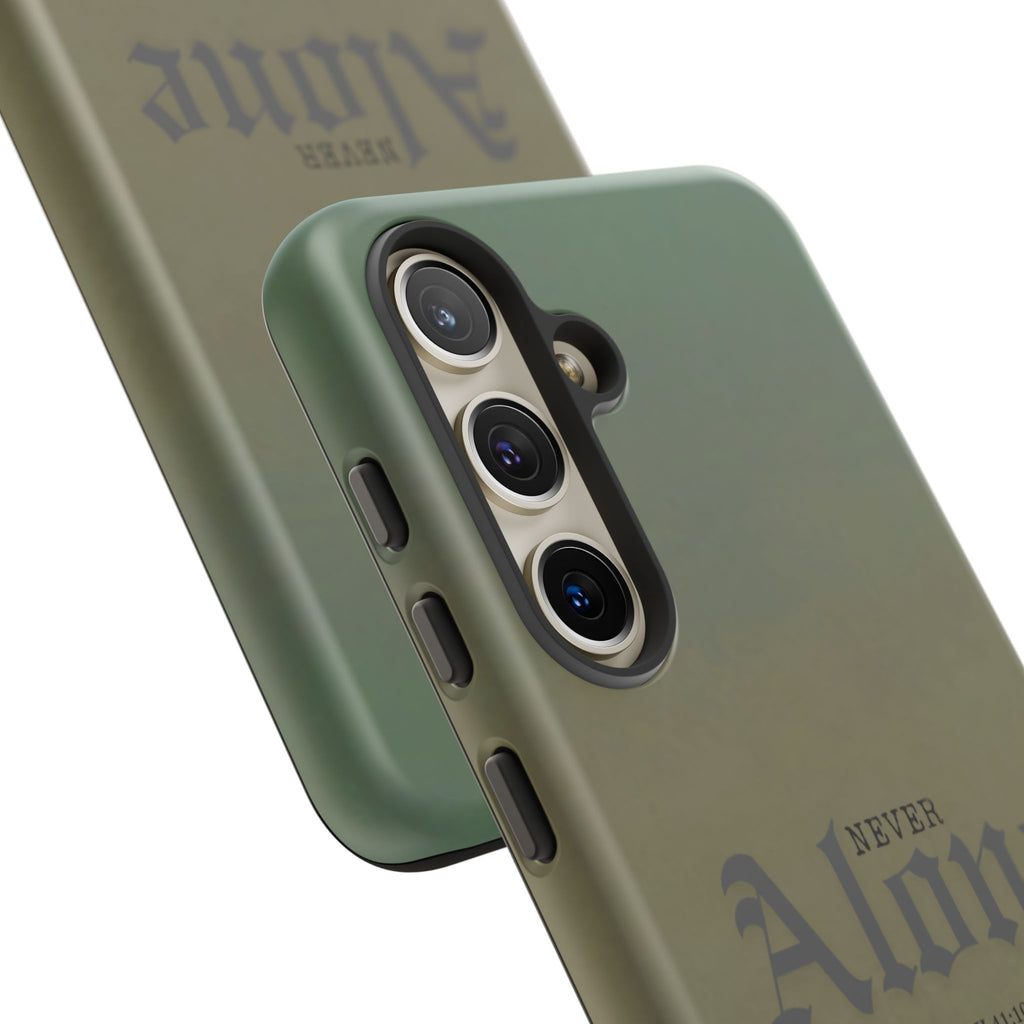 Never Alone Coastal Christian Samsung Phone Case