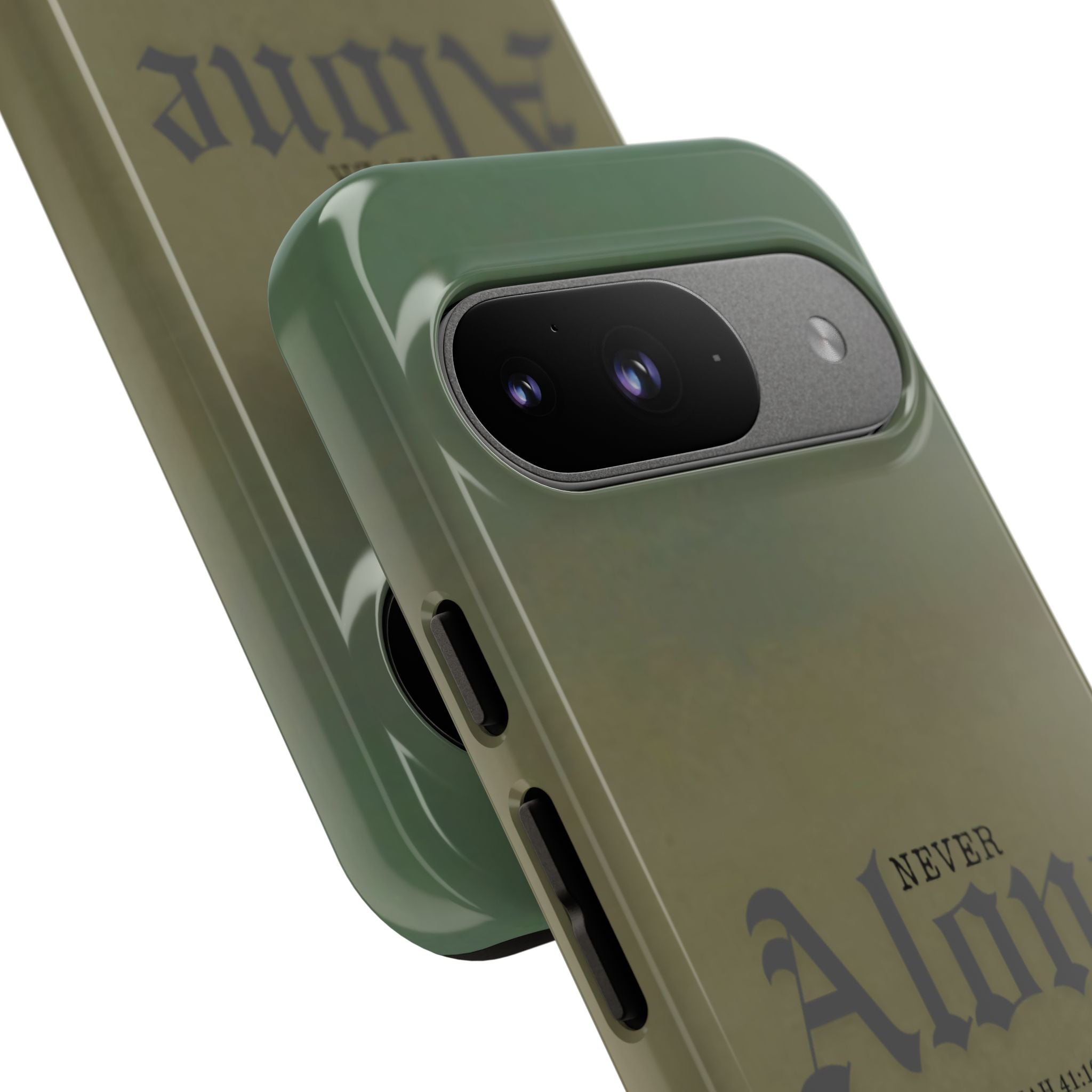 Never Alone Coastal Christian Samsung Phone Case