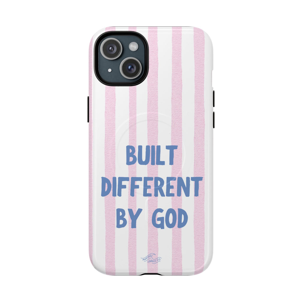 Built Different by God Coastal Christian MagSafe iPhone Case