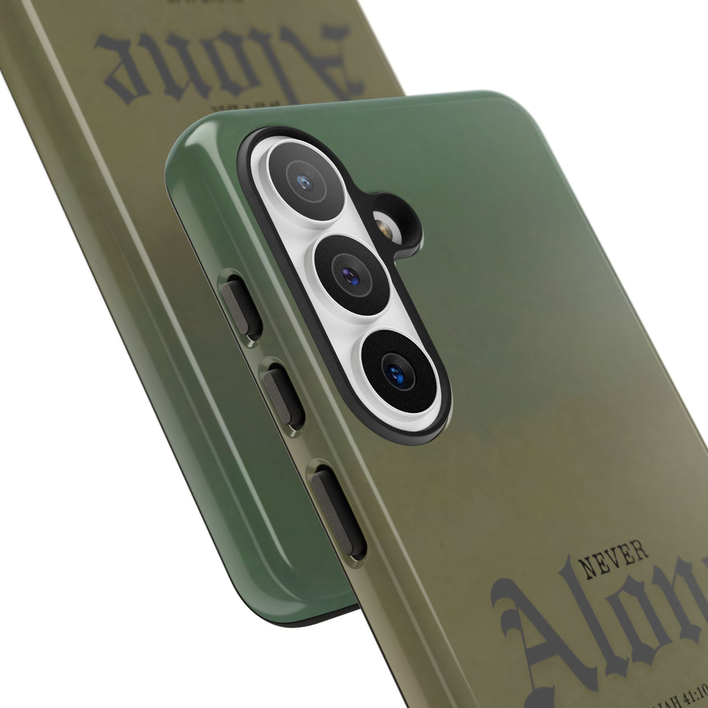Never Alone Coastal Christian Samsung Phone Case