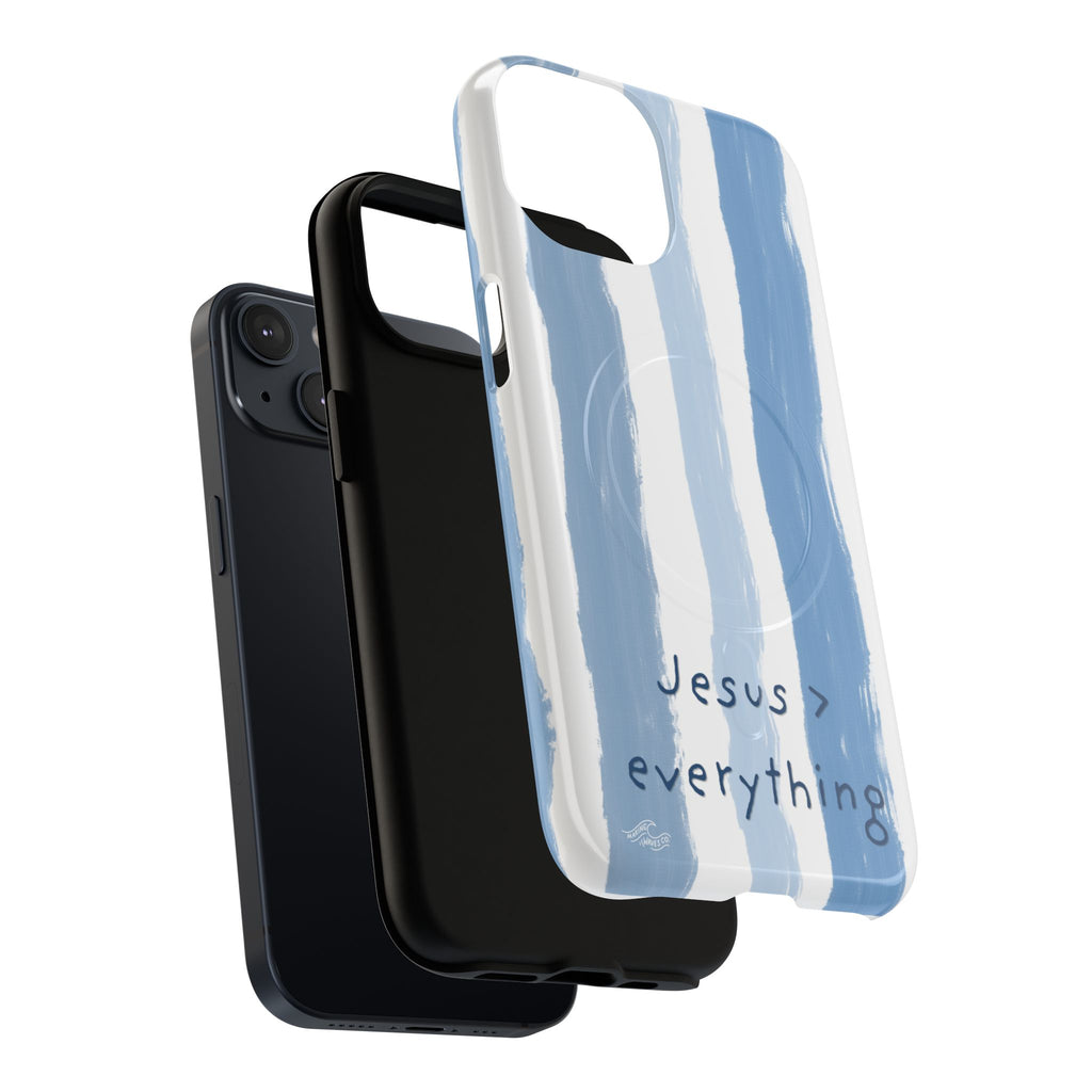 Jesus > Everything Coastal Christian MagSafe iPhone Case