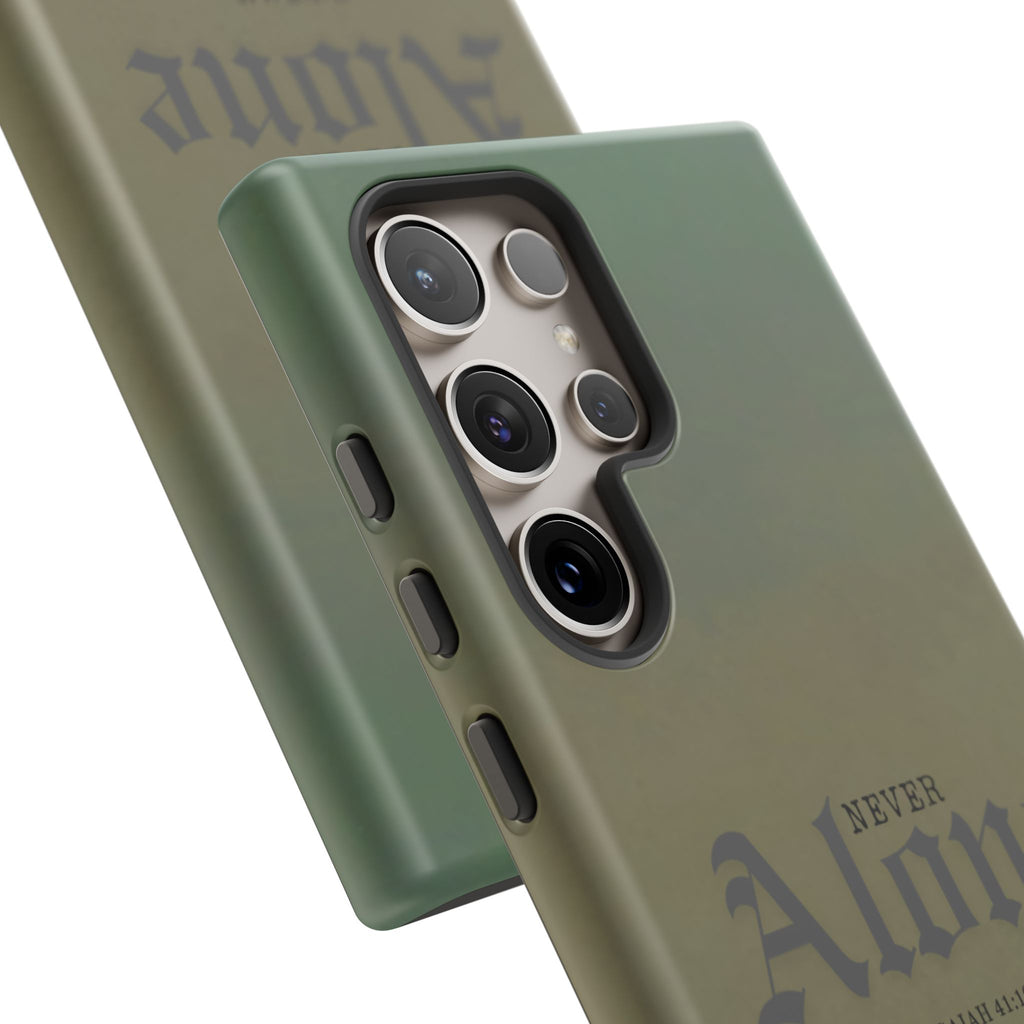 Never Alone Coastal Christian Samsung Phone Case