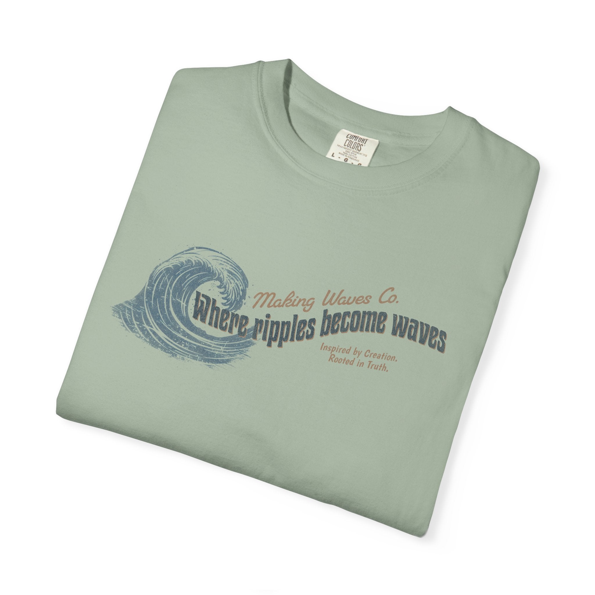 Where ripples become waves Unisex Tee