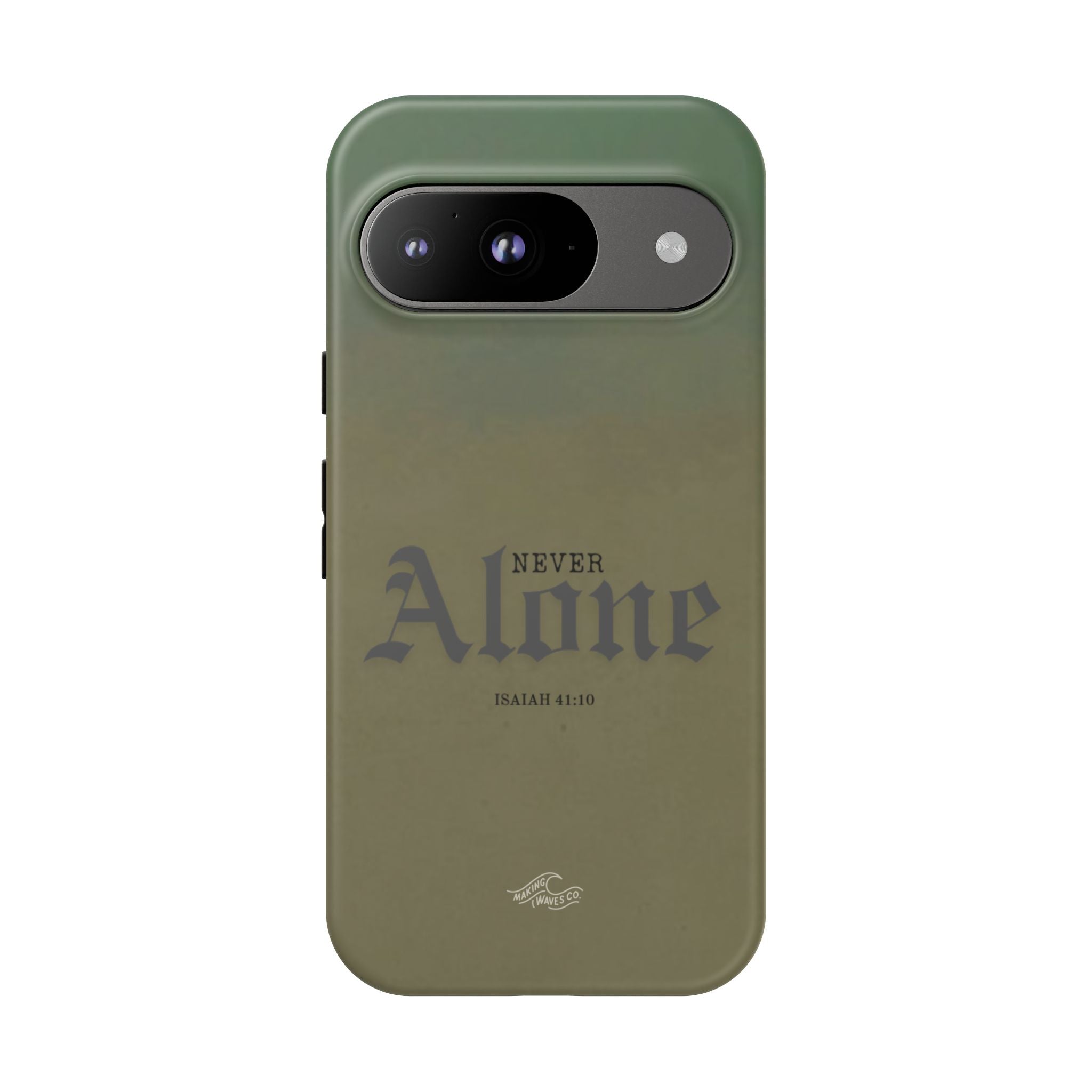 Never Alone Coastal Christian Samsung Phone Case