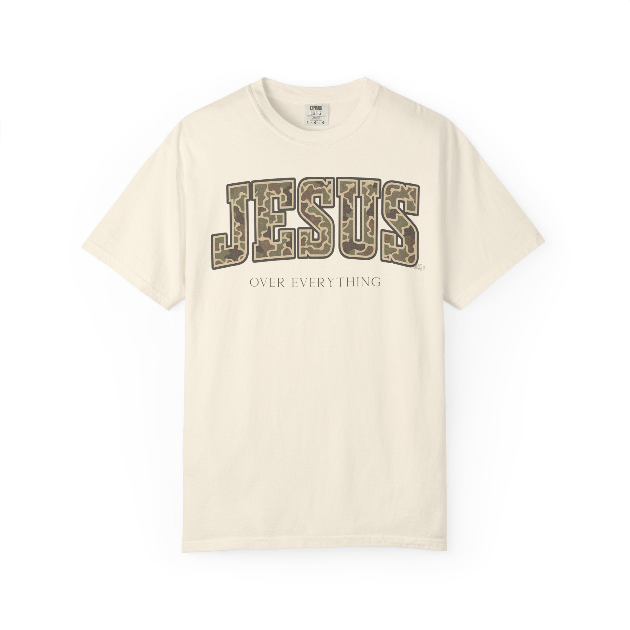 Jesus over everything Camo Unisex Tee