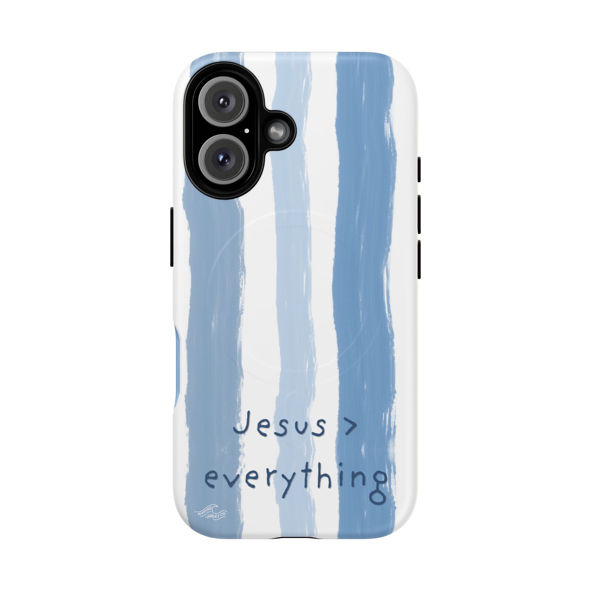 Jesus > Everything Coastal Christian MagSafe iPhone Case