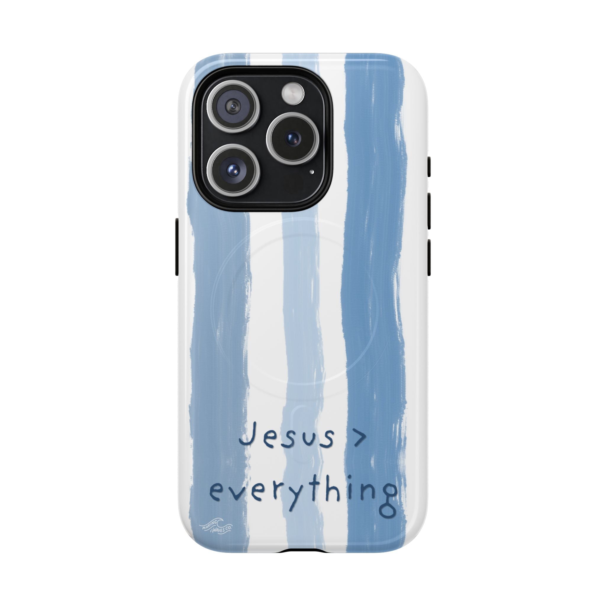 Jesus > Everything Coastal Christian MagSafe iPhone Case