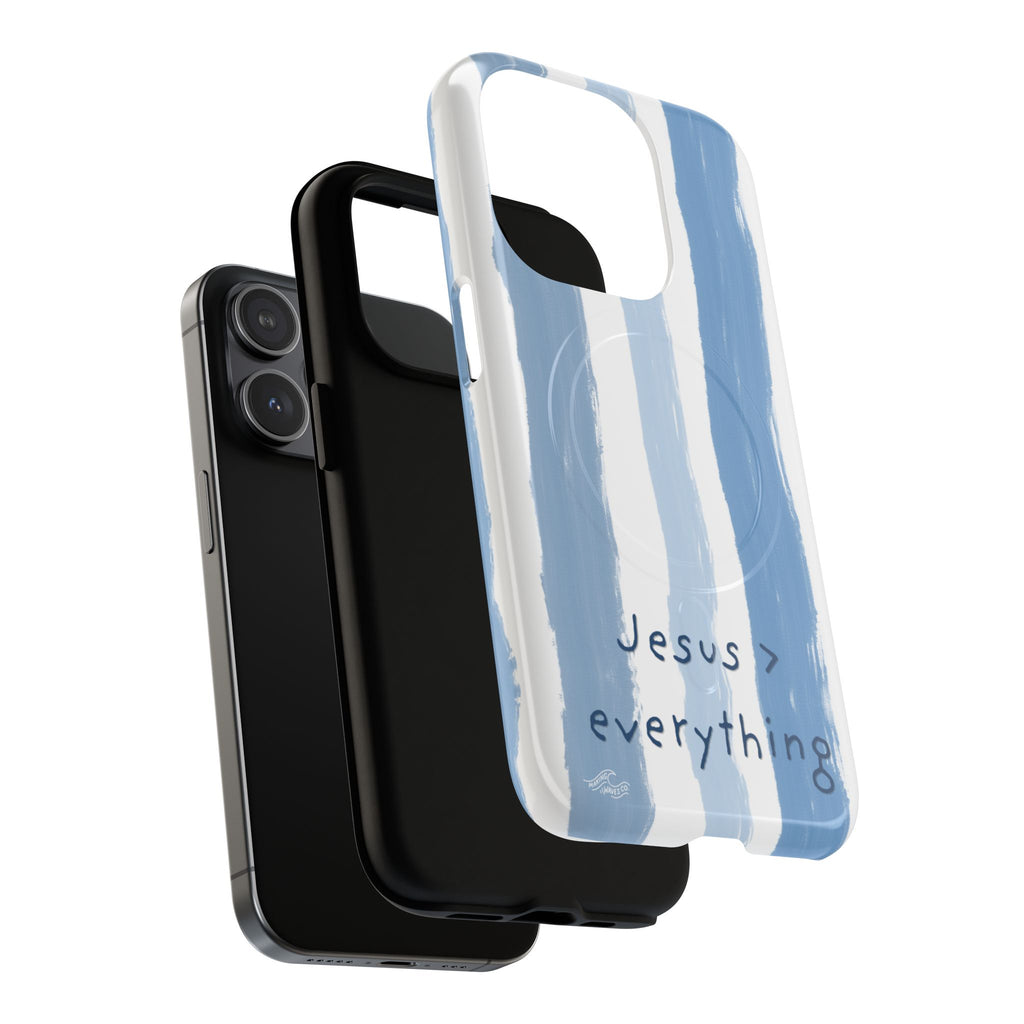 Jesus > Everything Coastal Christian MagSafe iPhone Case