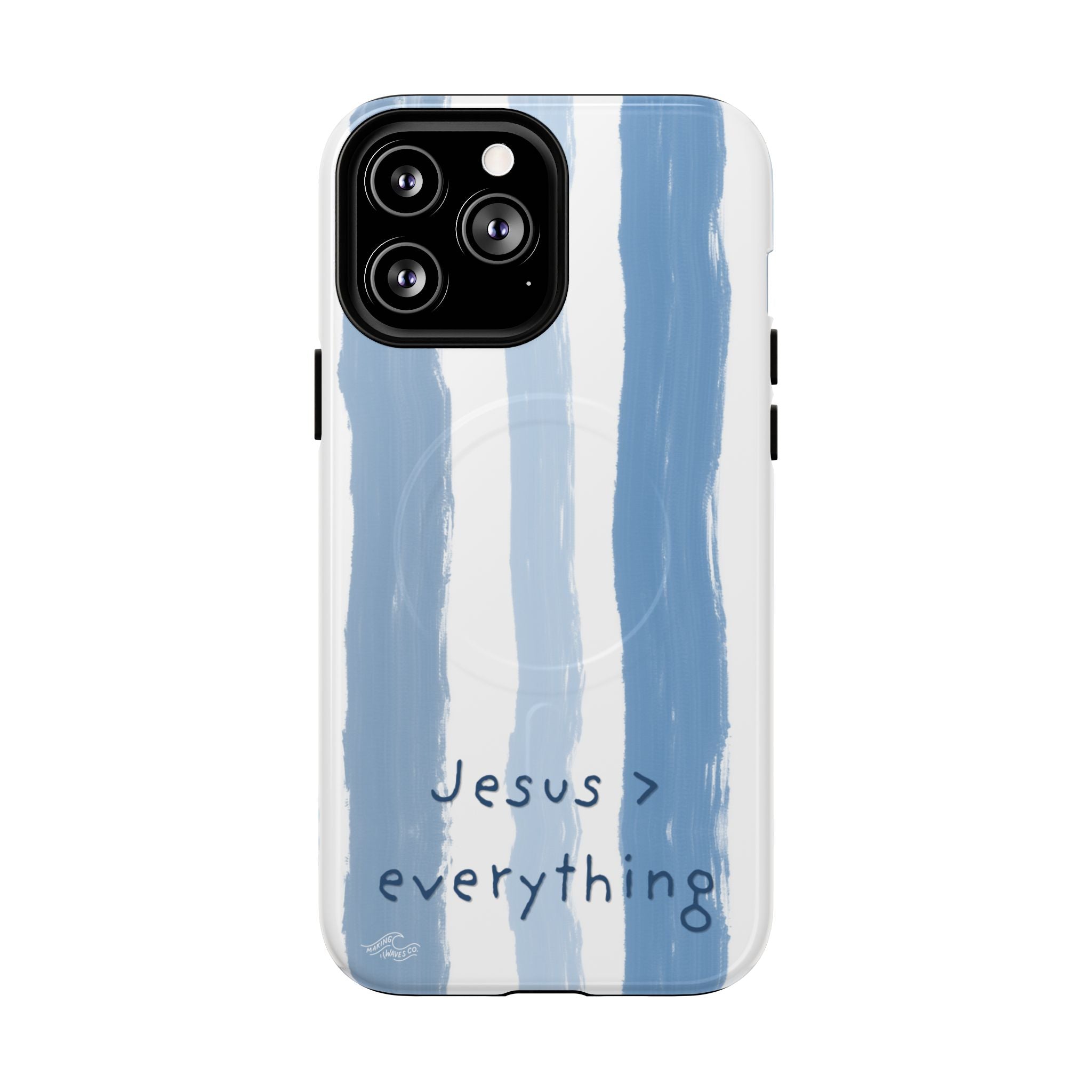 Jesus > Everything Coastal Christian MagSafe iPhone Case