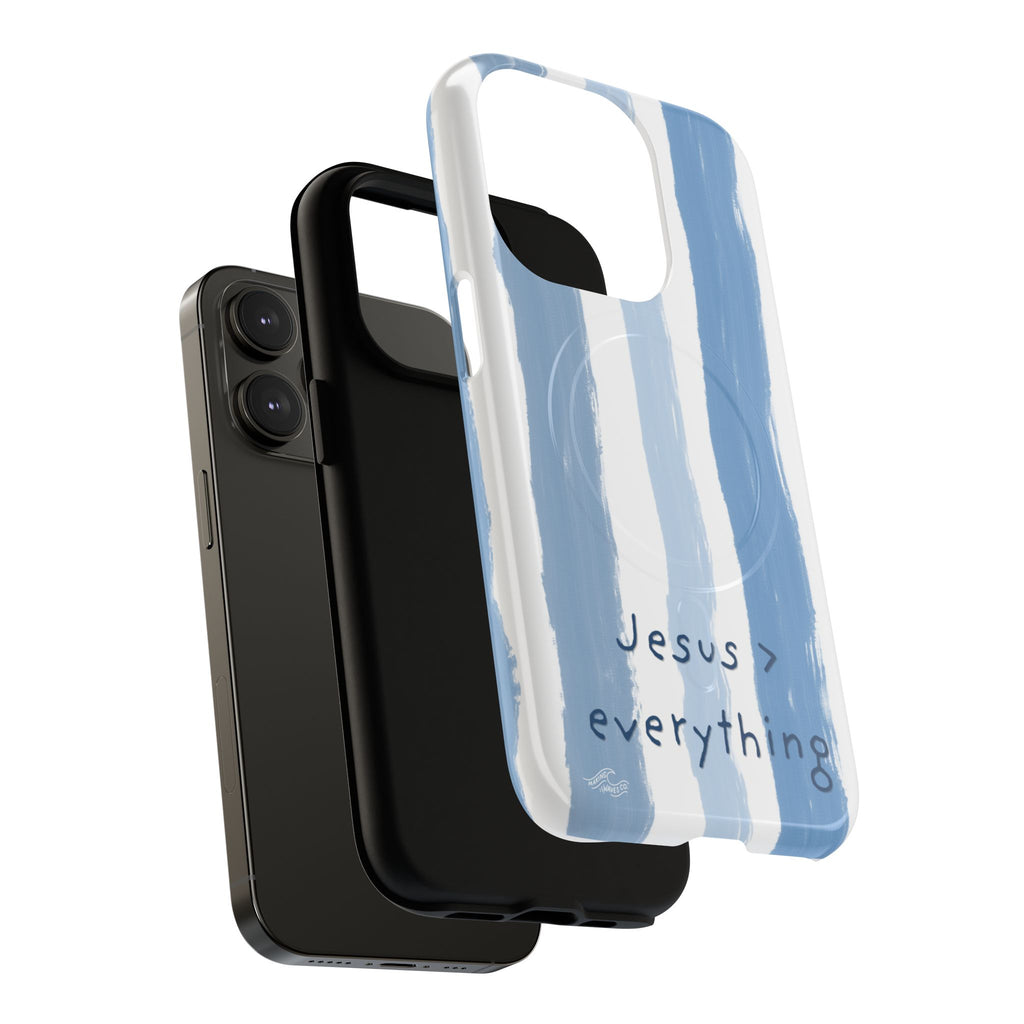 Jesus > Everything Coastal Christian MagSafe iPhone Case