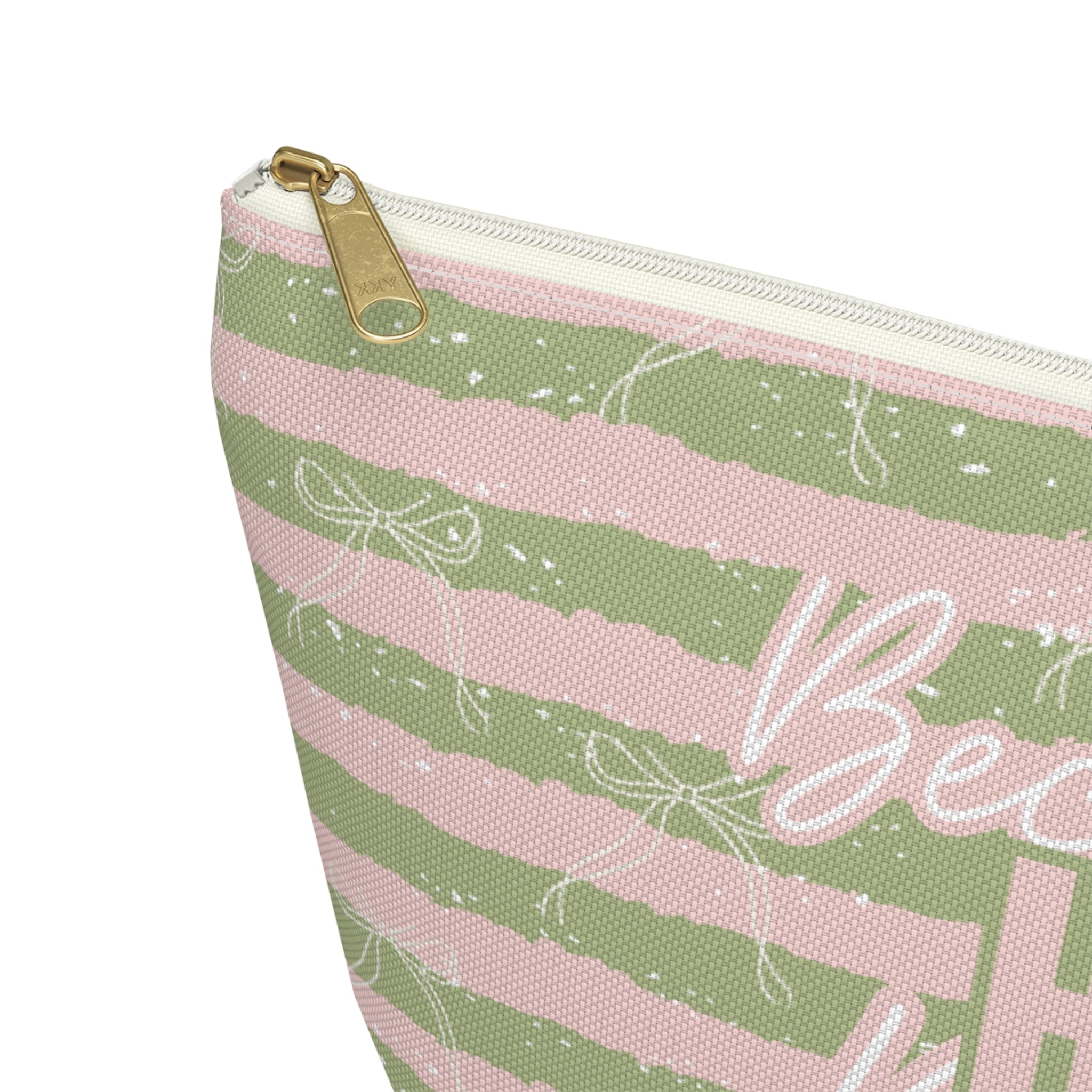 Becoming Her Daily | Faith-Based Makeup Bag | Christian Accessory Pouch