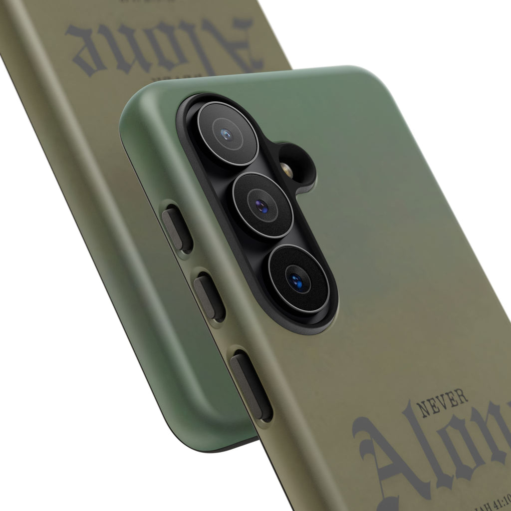 Never Alone Coastal Christian Samsung Phone Case