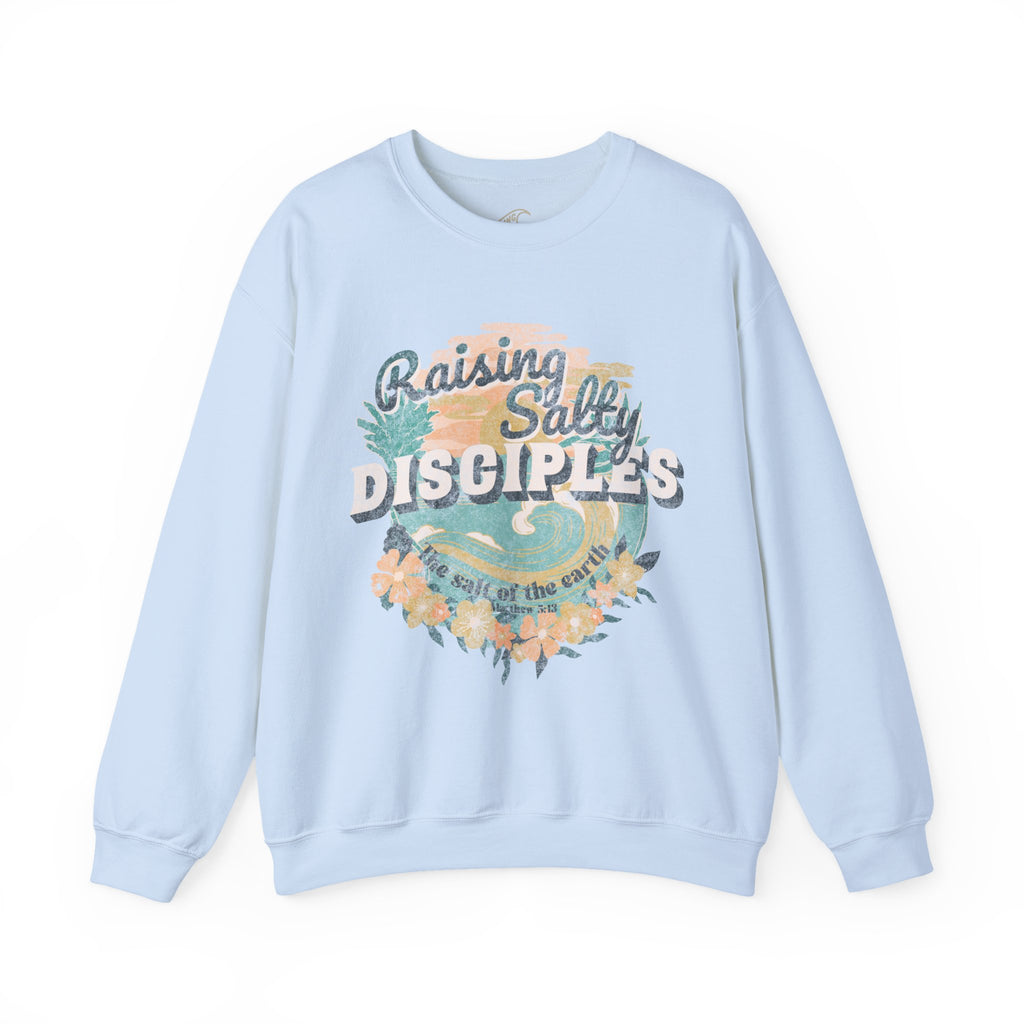 Raising Salty Disciples - Coastal Core Crewneck