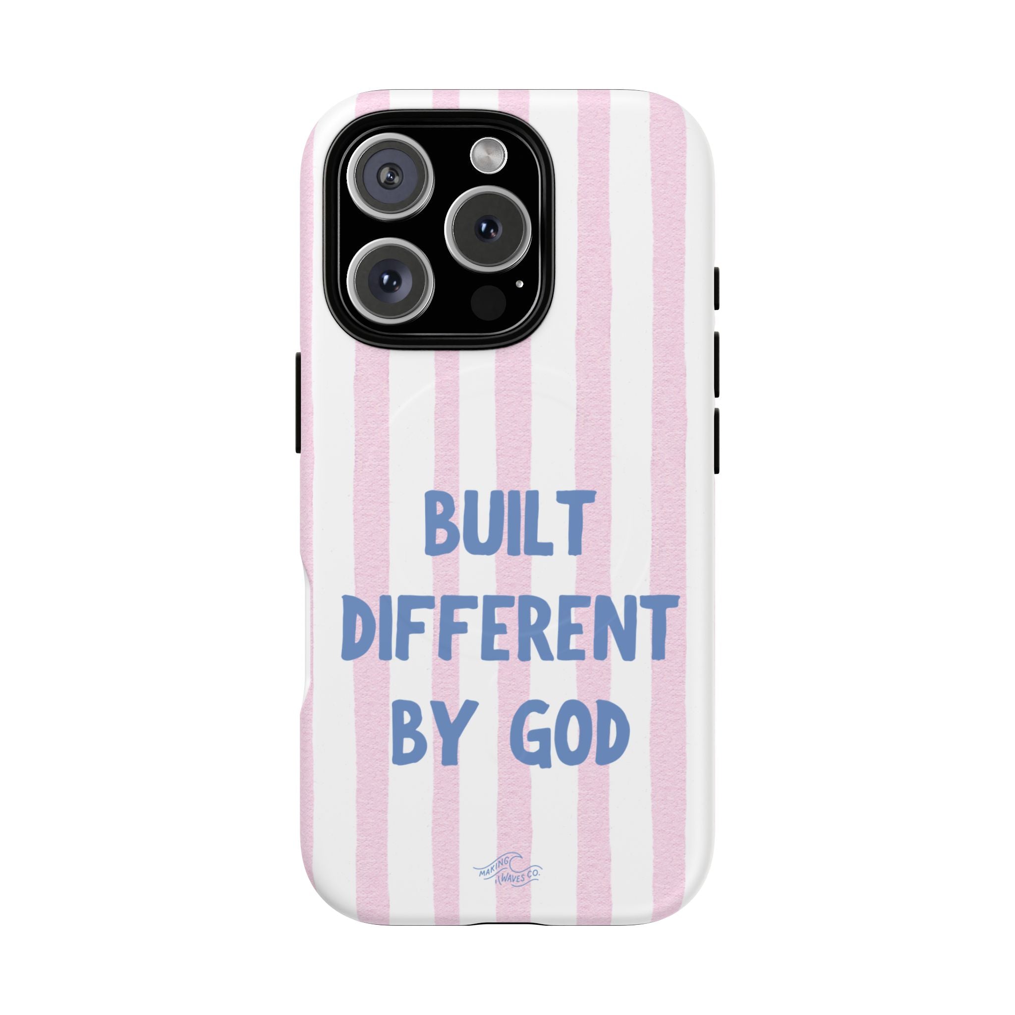 Built Different by God Coastal Christian MagSafe iPhone Case