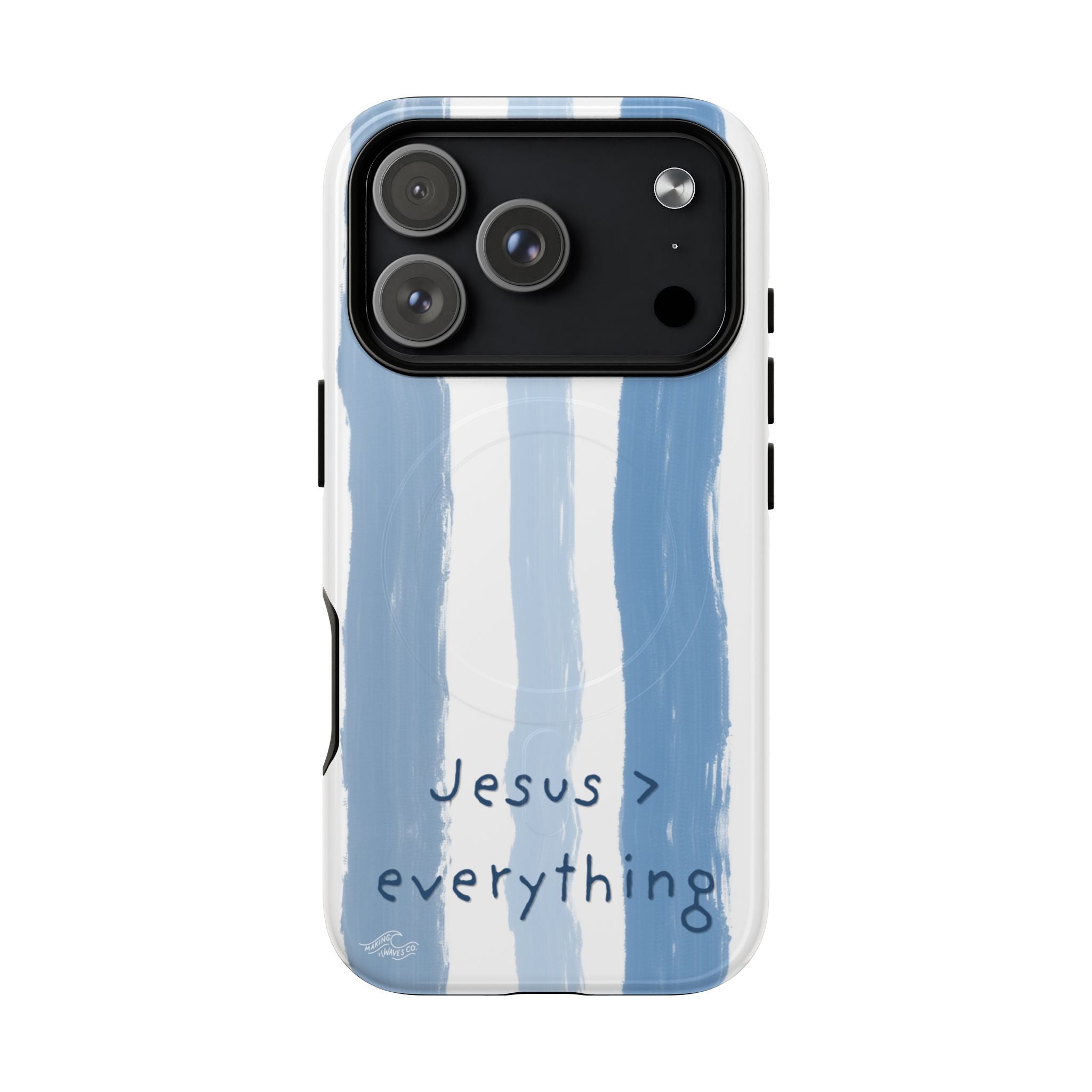 Jesus > Everything Coastal Christian MagSafe iPhone Case