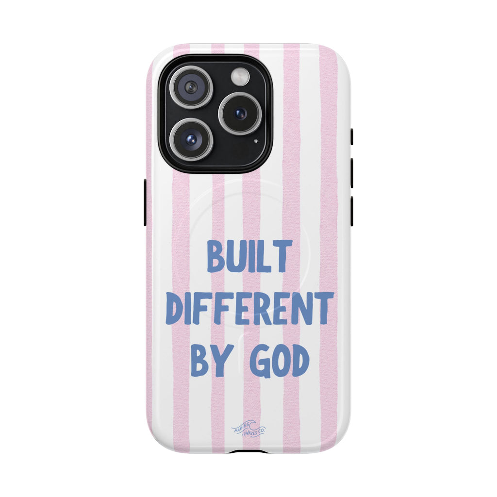Built Different by God Coastal Christian MagSafe iPhone Case