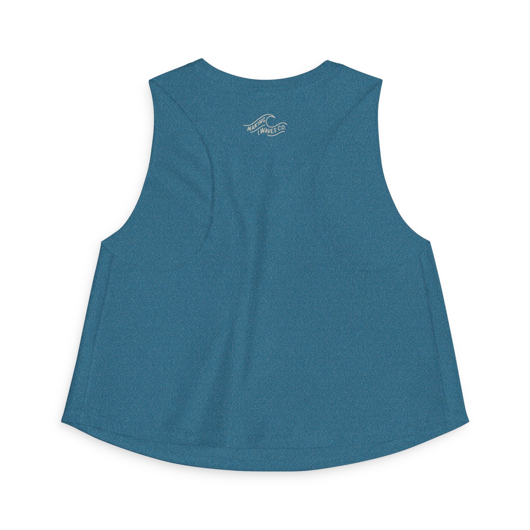 Salty Moms Love Jesus  - Coastal Soft Crop Tank