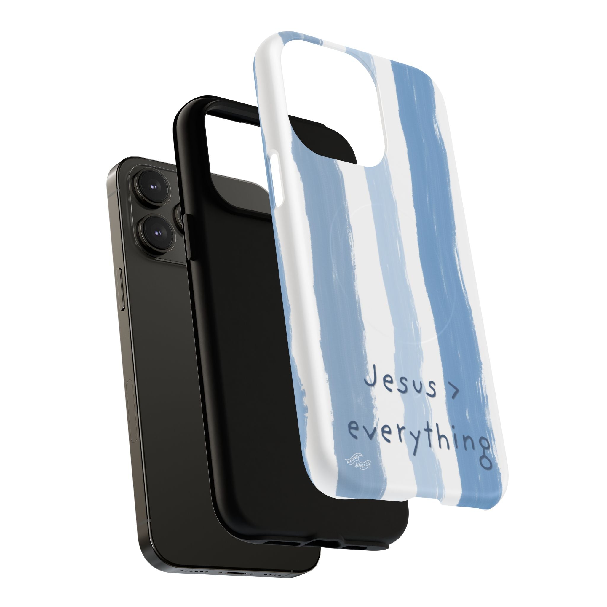 Jesus > Everything Coastal Christian MagSafe iPhone Case