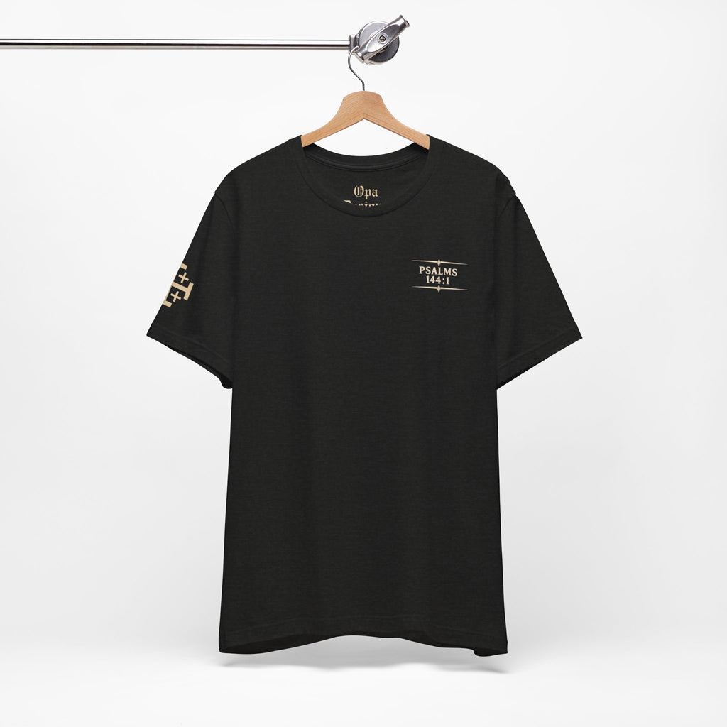 Praise Be To The Lord Psalms 144:1 T-Shirt — Opa Designs