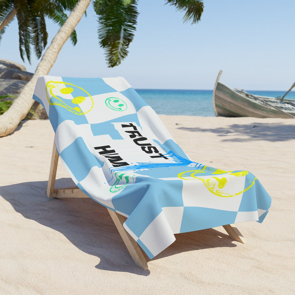 Trust Him  — Coastal Christian Beach Towel