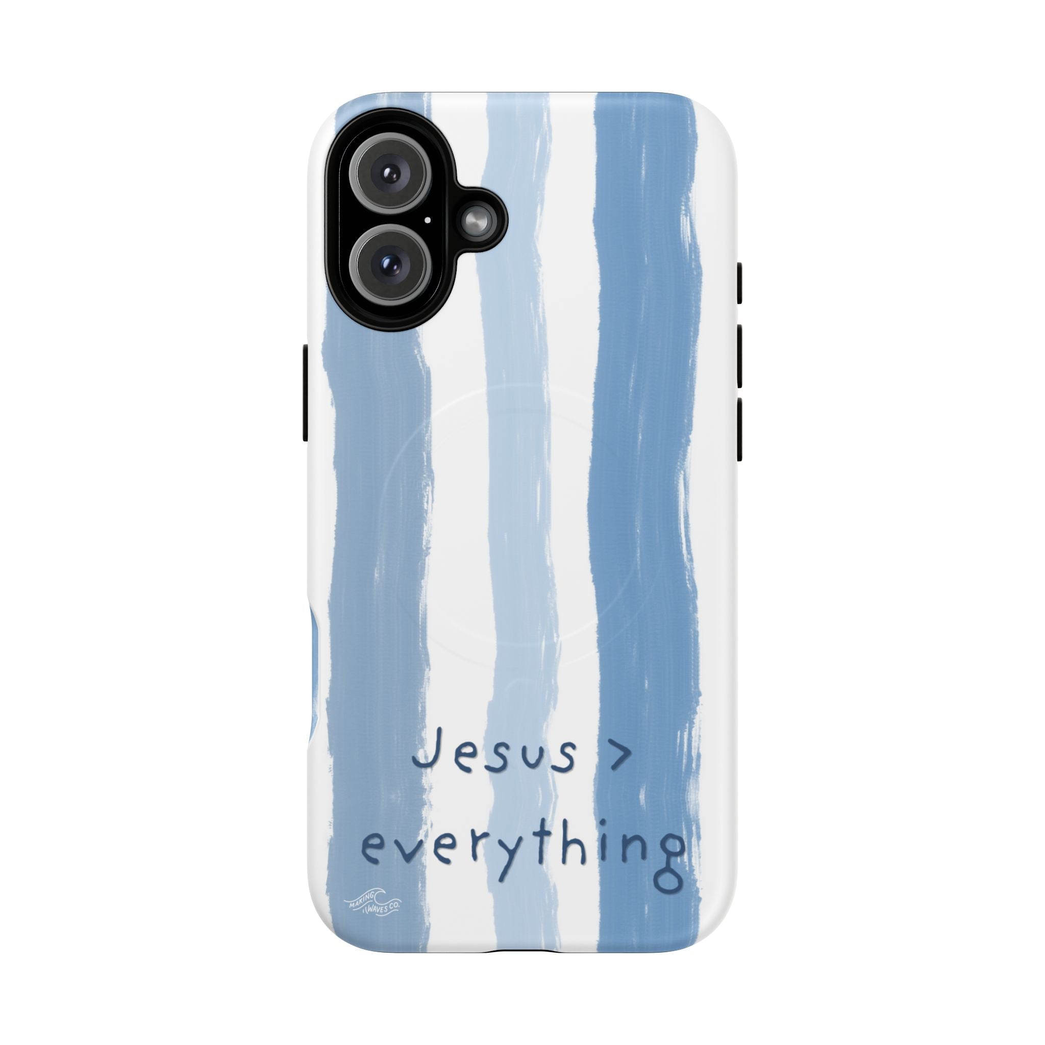 Jesus > Everything Coastal Christian MagSafe iPhone Case