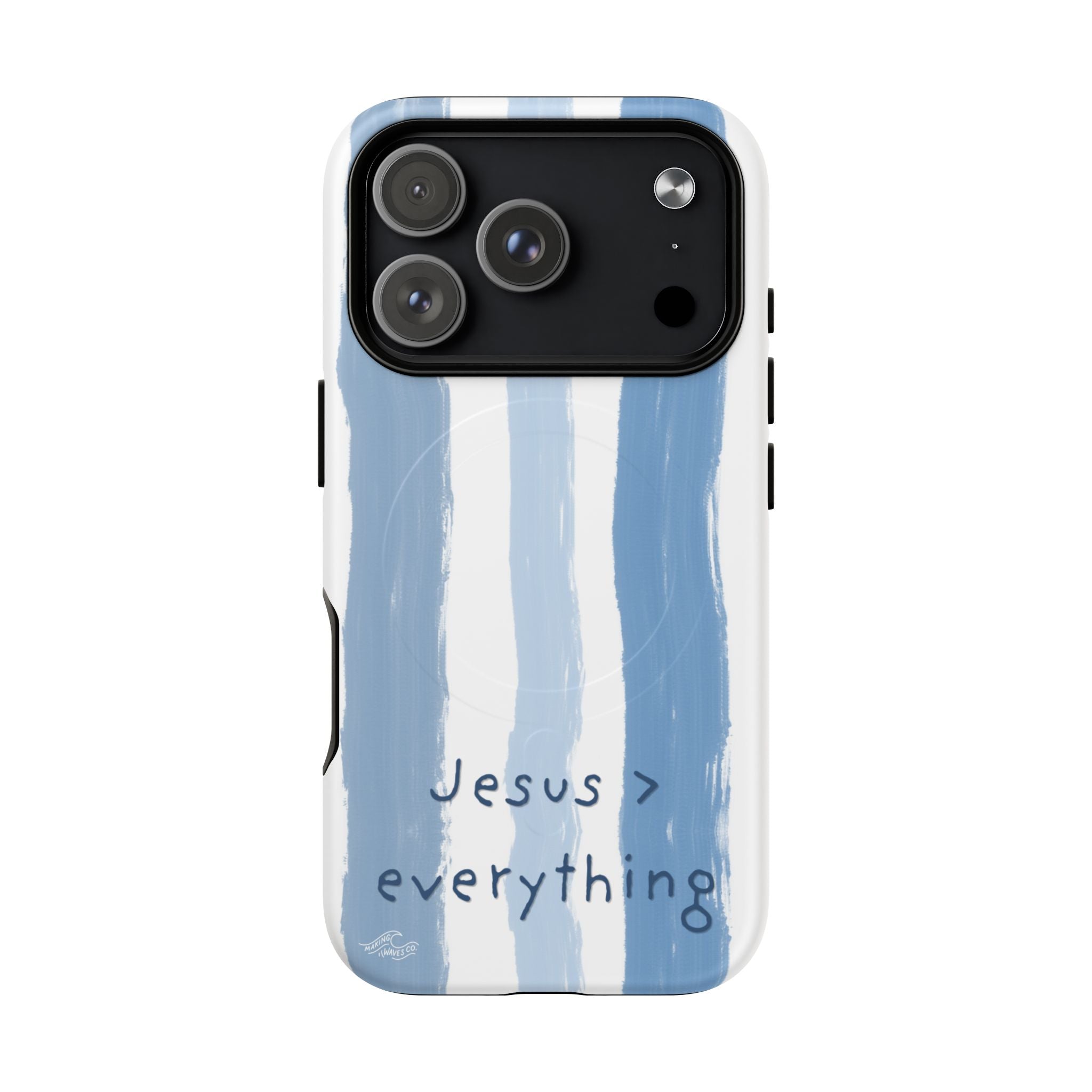 Jesus > Everything Coastal Christian MagSafe iPhone Case