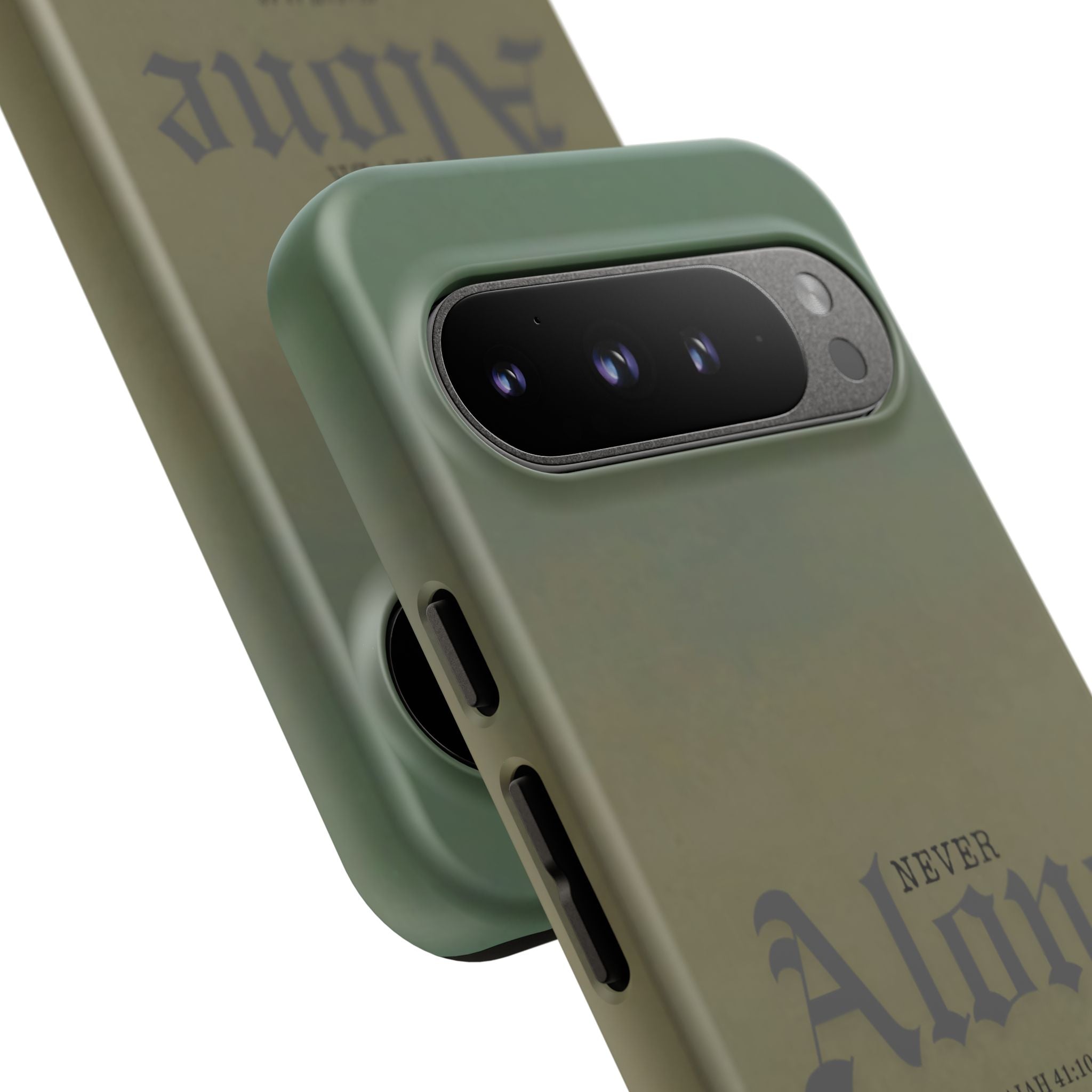 Never Alone Coastal Christian Samsung Phone Case