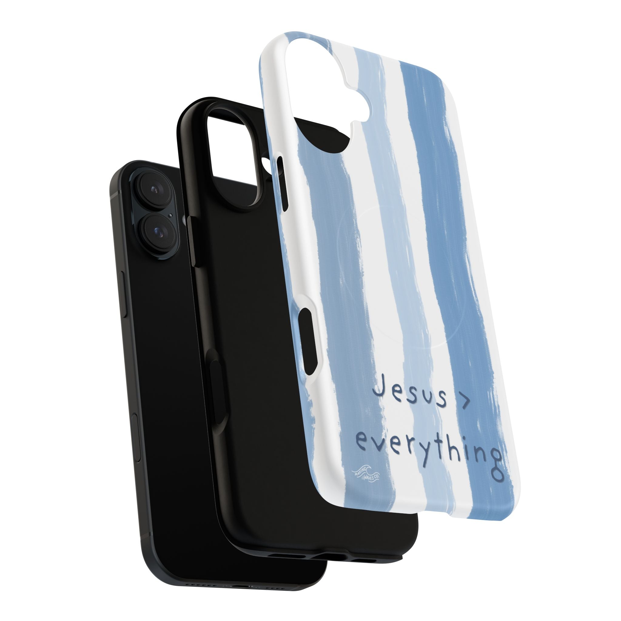 Jesus > Everything Coastal Christian MagSafe iPhone Case