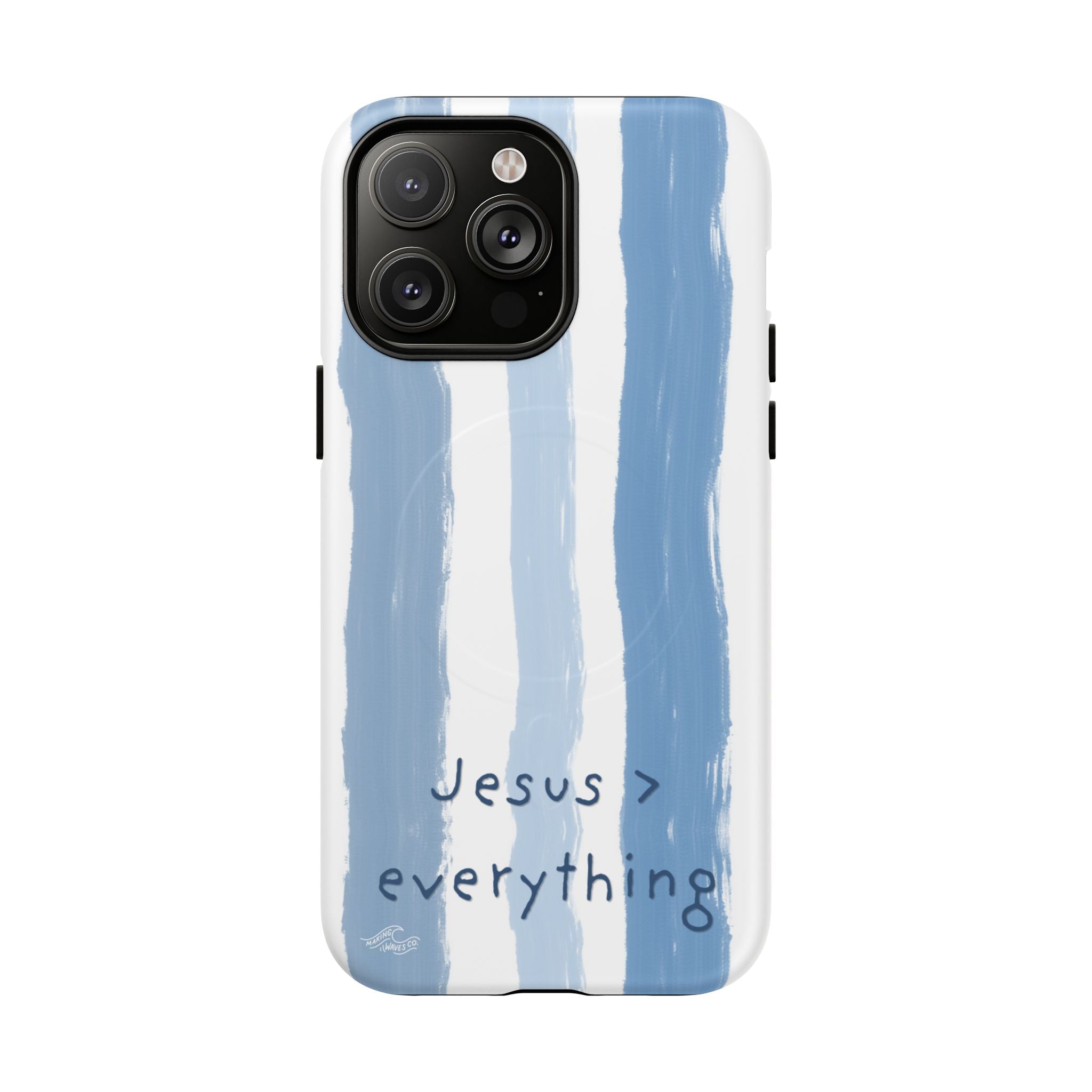 Jesus > Everything Coastal Christian MagSafe iPhone Case