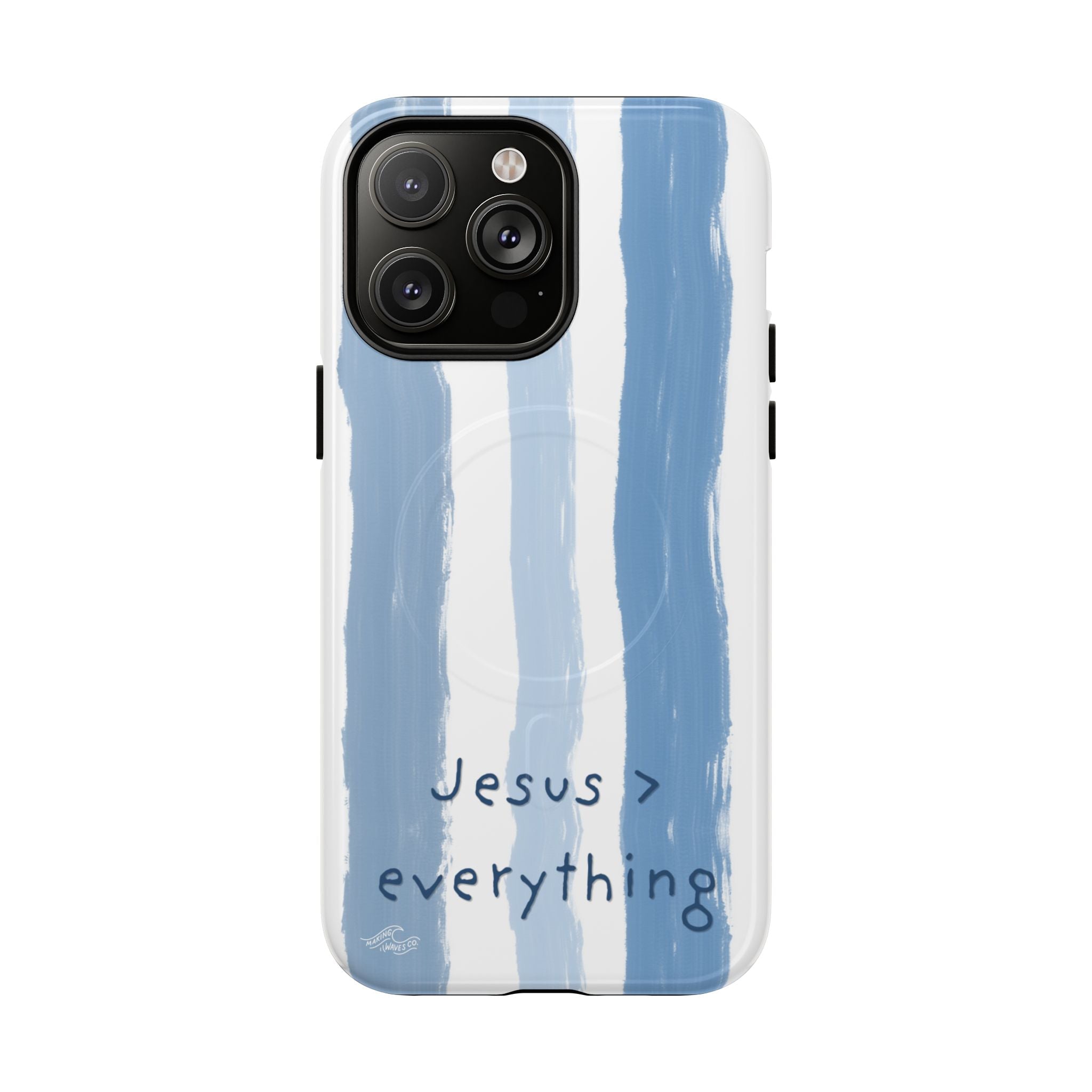 Jesus > Everything Coastal Christian MagSafe iPhone Case