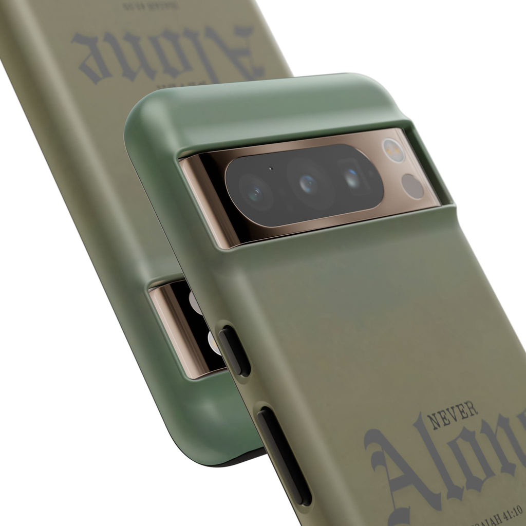 Never Alone Coastal Christian Samsung Phone Case