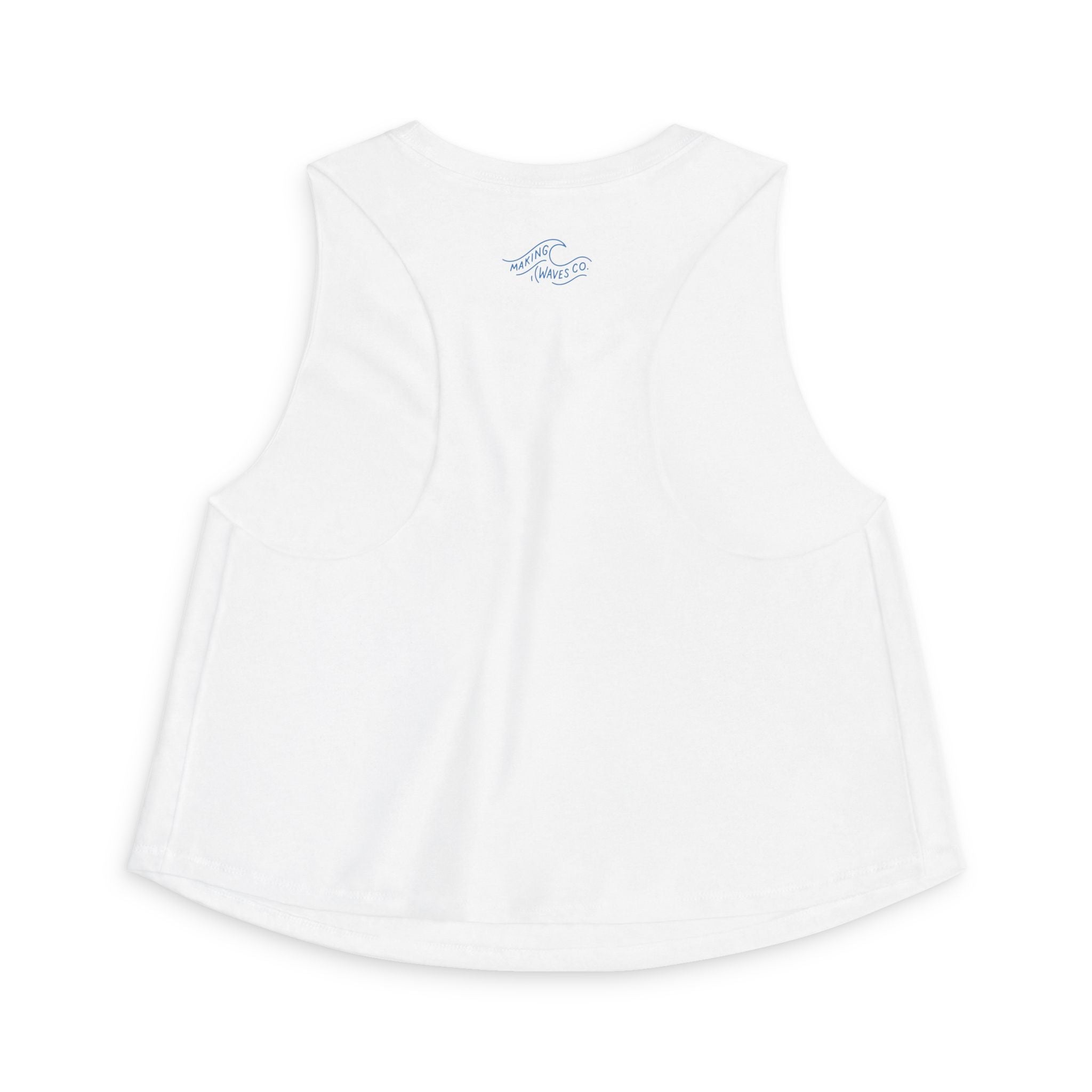 Waves and Worship  - Coastal Soft Crop Tank
