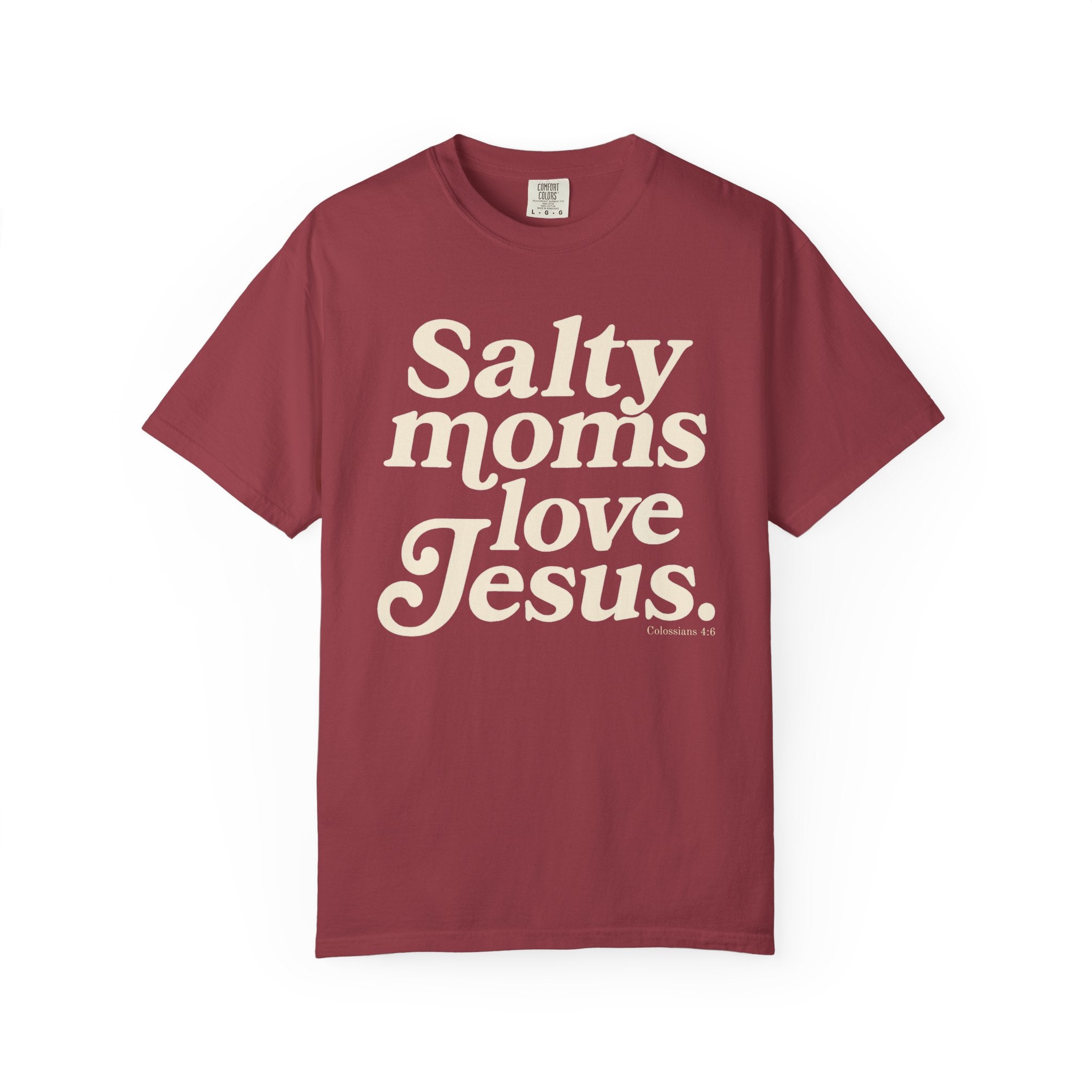Salty Moms Love Jesus - Coastal Heritage Tee