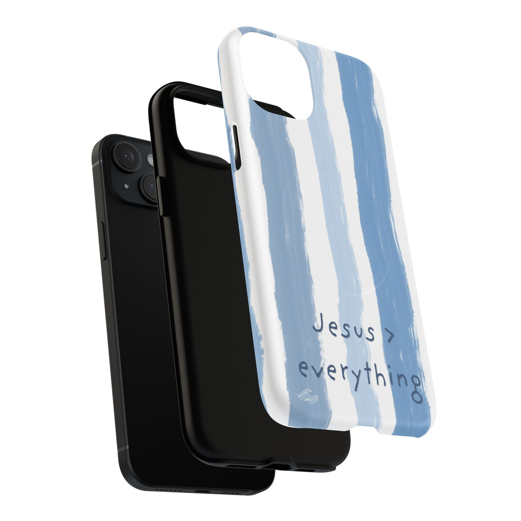 Jesus > Everything Coastal Christian MagSafe iPhone Case