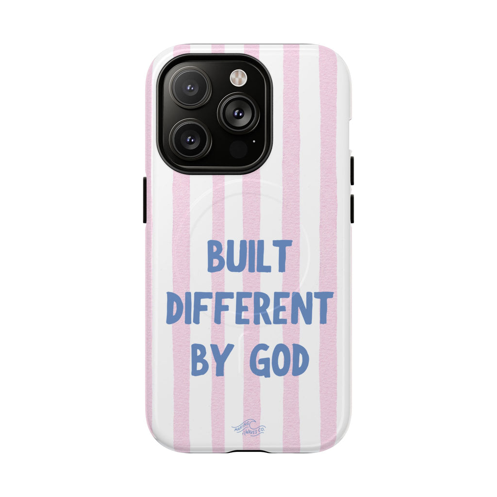 Built Different by God Coastal Christian MagSafe iPhone Case