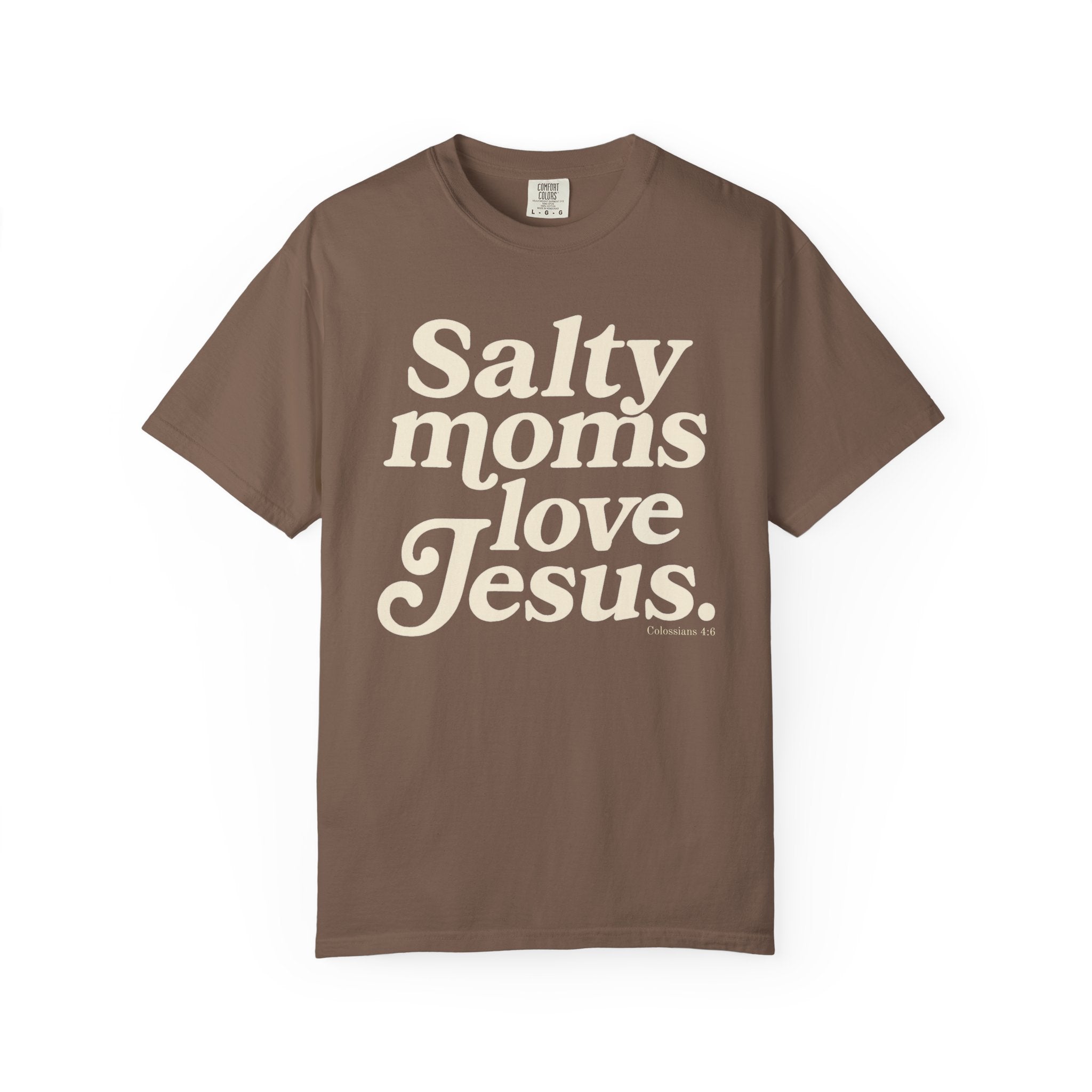 Salty Moms Love Jesus - Coastal Heritage Tee