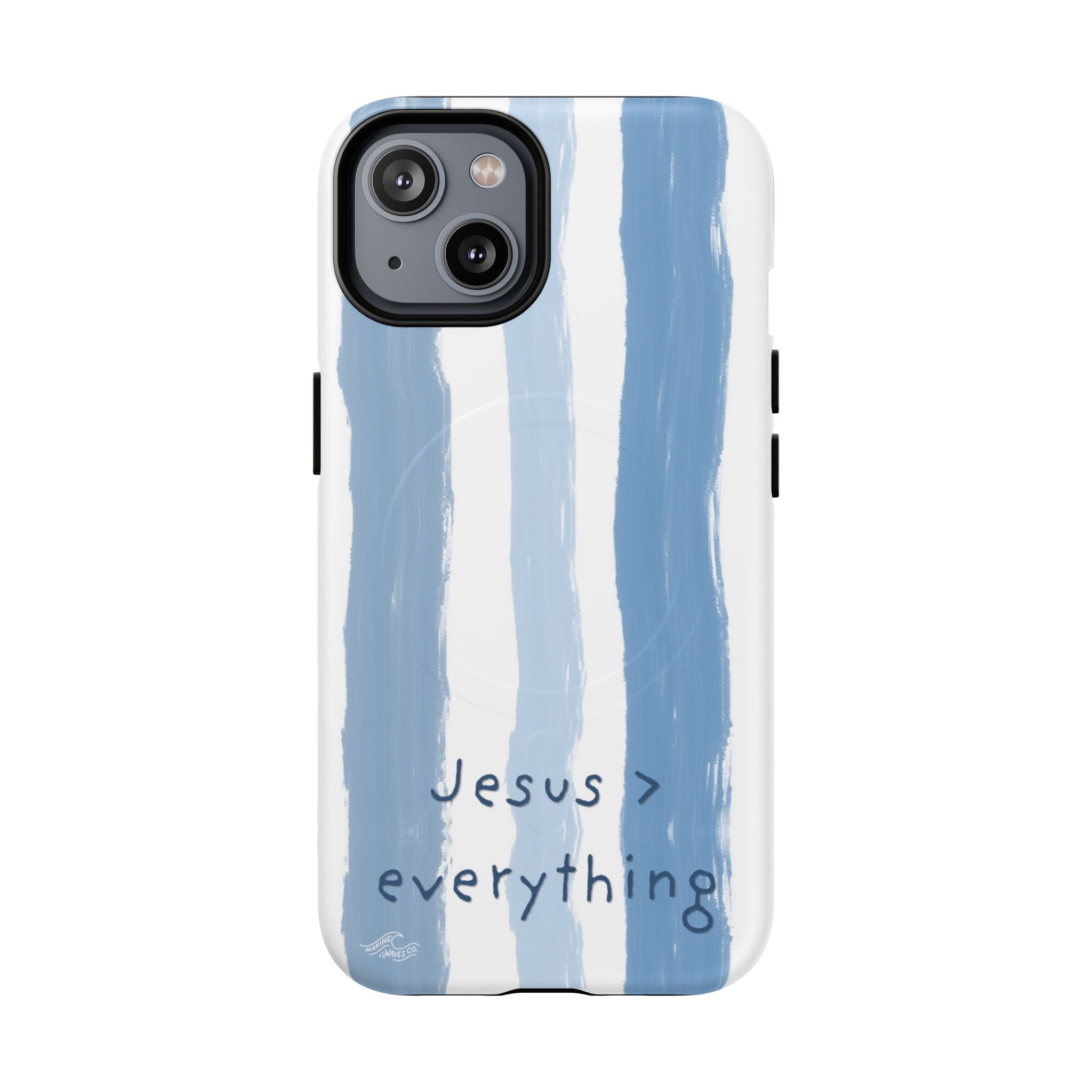 Jesus > Everything Coastal Christian MagSafe iPhone Case