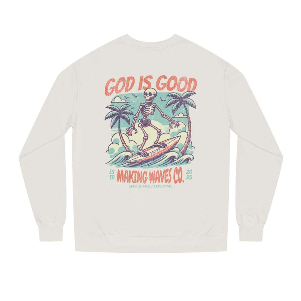 God is Good Midweight Unisex Crewneck