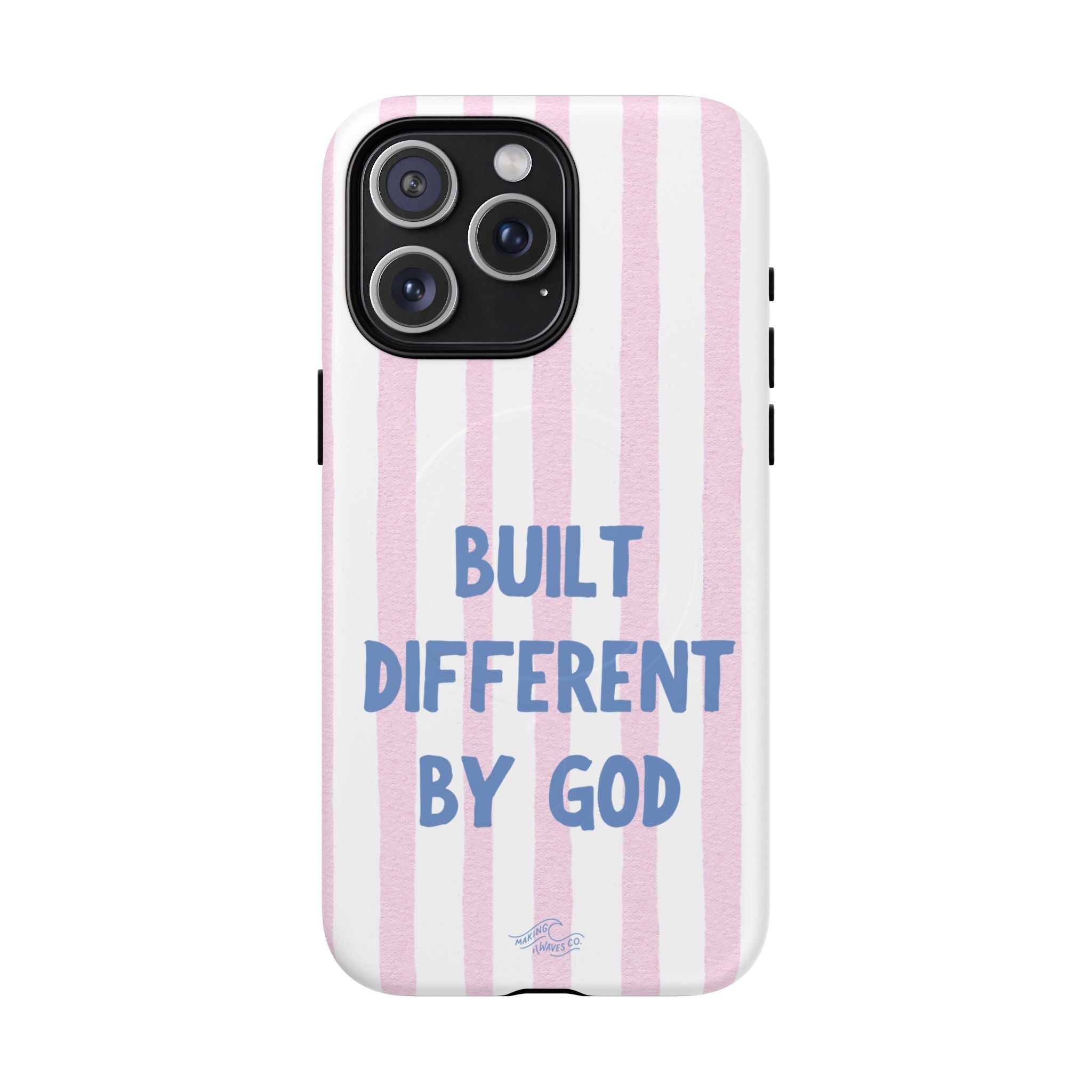 Built Different by God Coastal Christian MagSafe iPhone Case