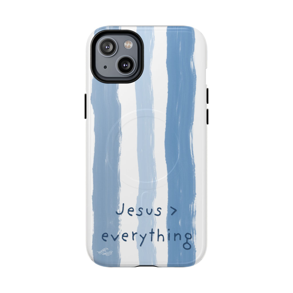 Jesus > Everything Coastal Christian MagSafe iPhone Case