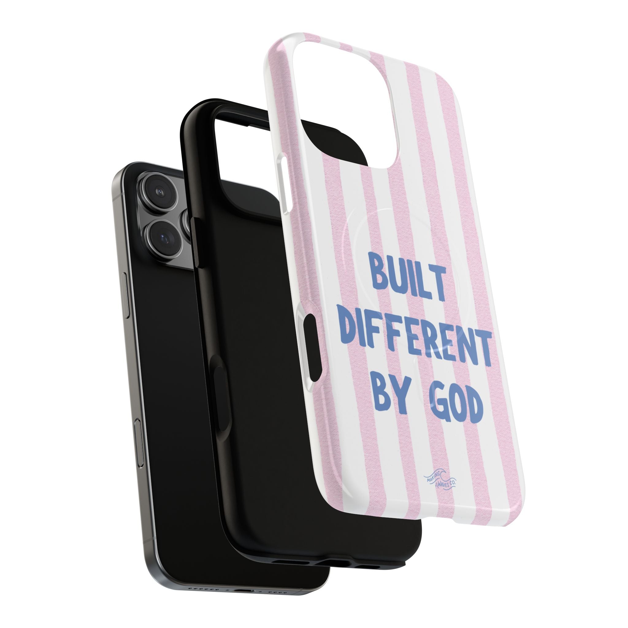 Built Different by God Coastal Christian MagSafe iPhone Case
