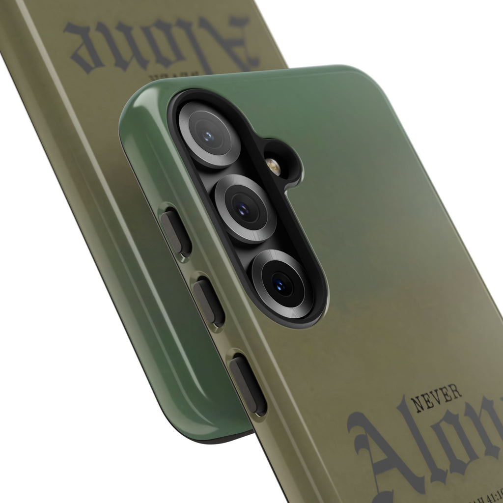 Never Alone Coastal Christian Samsung Phone Case