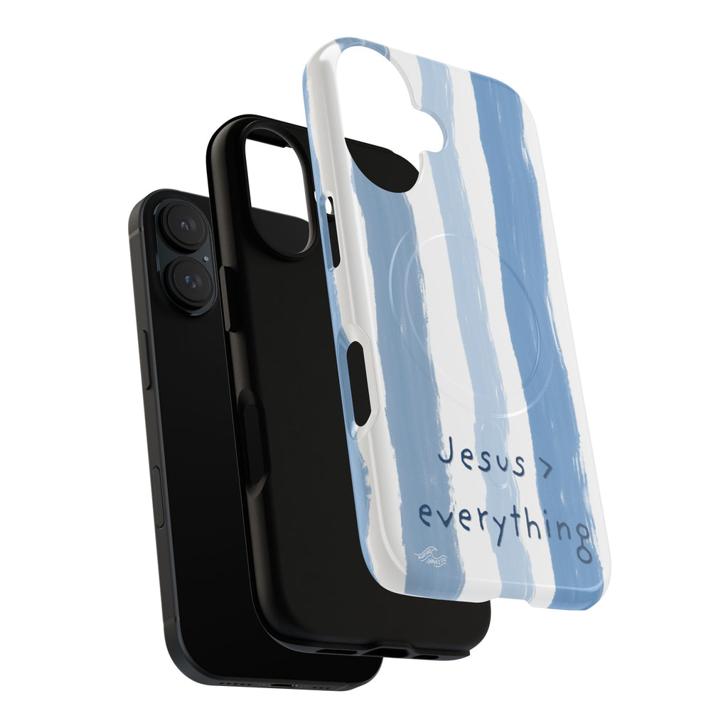 Jesus > Everything Coastal Christian MagSafe iPhone Case